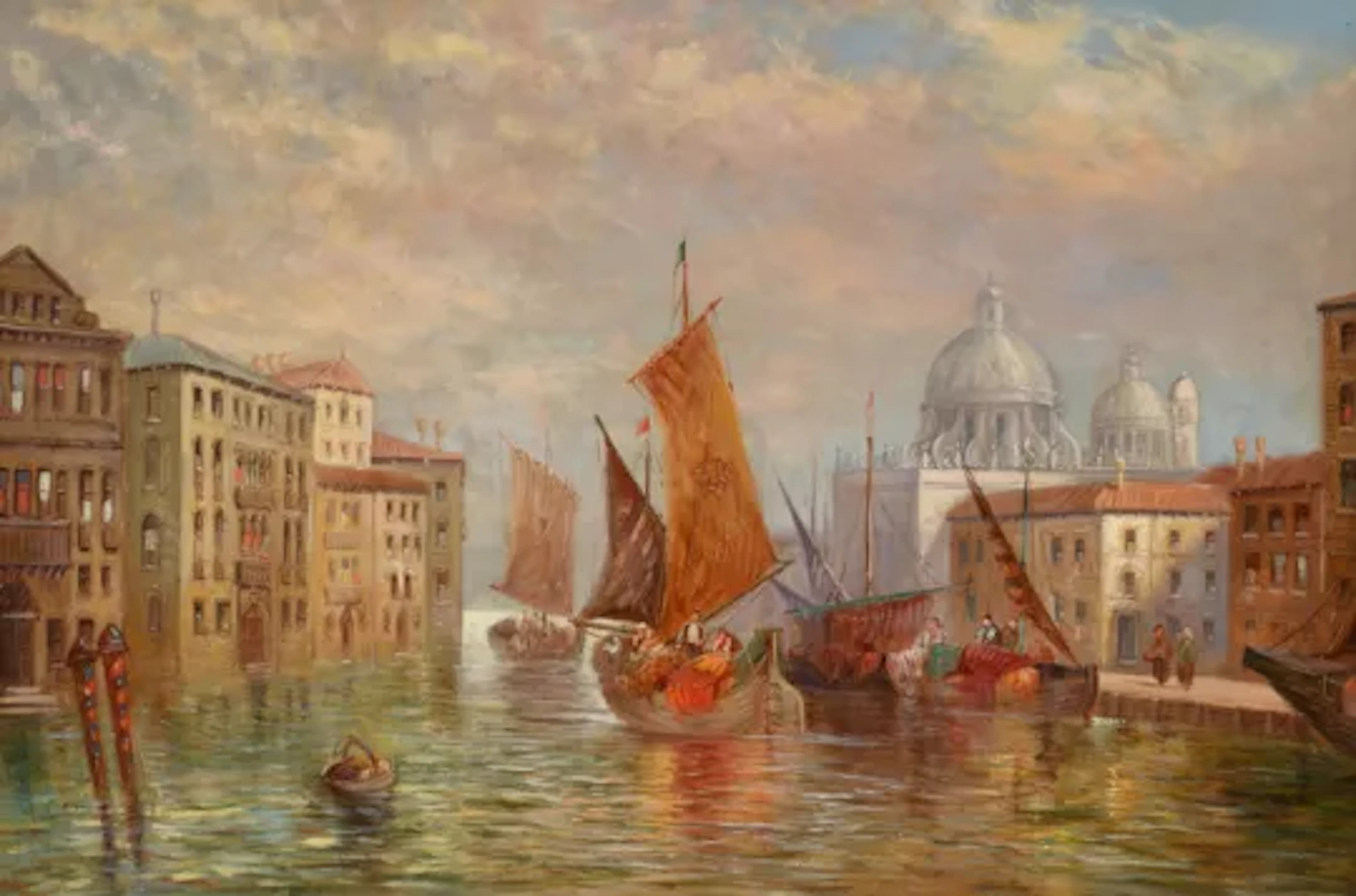 WILLIAM G. MEADOWS (BRITISH ACT. 1870 - 1895), VENICE