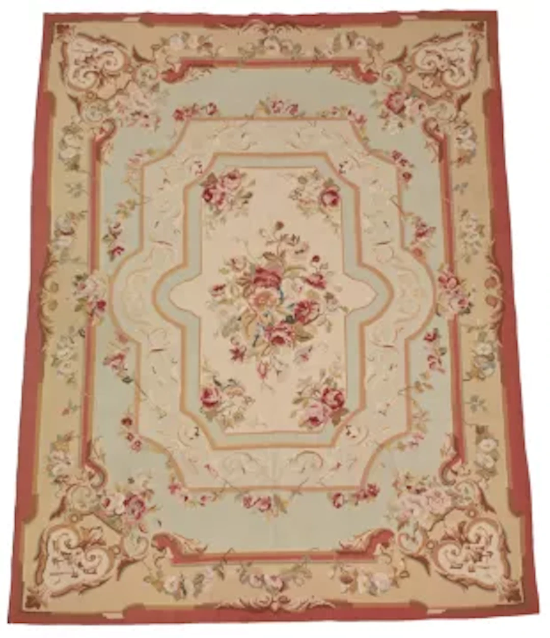 AN AUBUSSON NEO-CLASSICAL CARPET, 20TH CENTURY