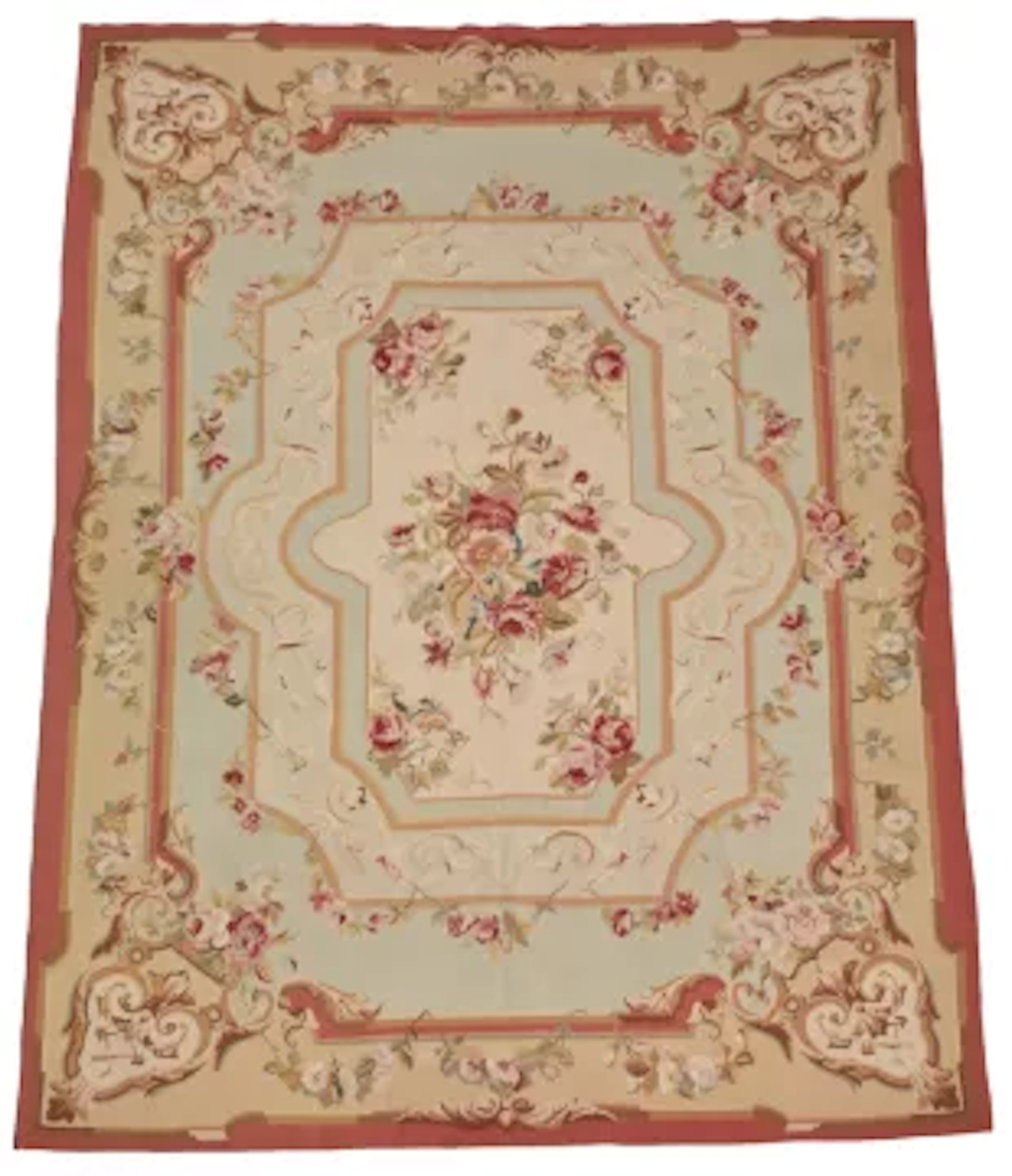 AN AUBUSSON NEO-CLASSICAL CARPET, 20TH CENTURY