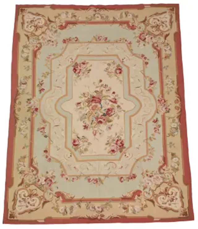 AN AUBUSSON NEO-CLASSICAL CARPET, 20TH CENTURY