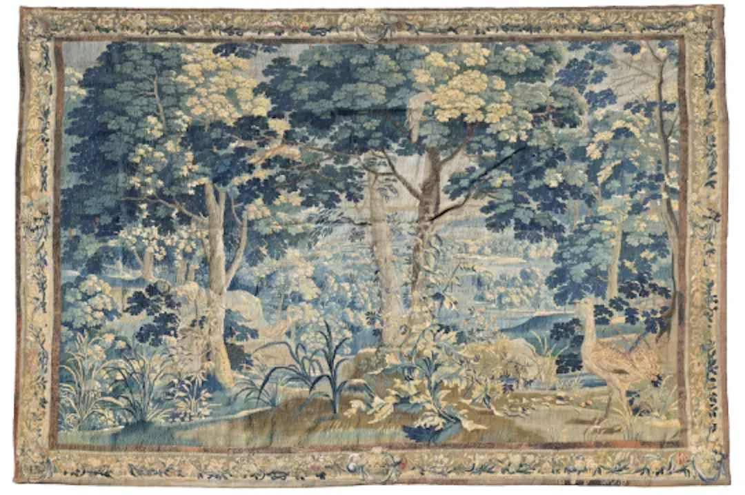 A FLEMISH VERDURE TAPESTRY, LATE 17TH OR 18TH CENTURY