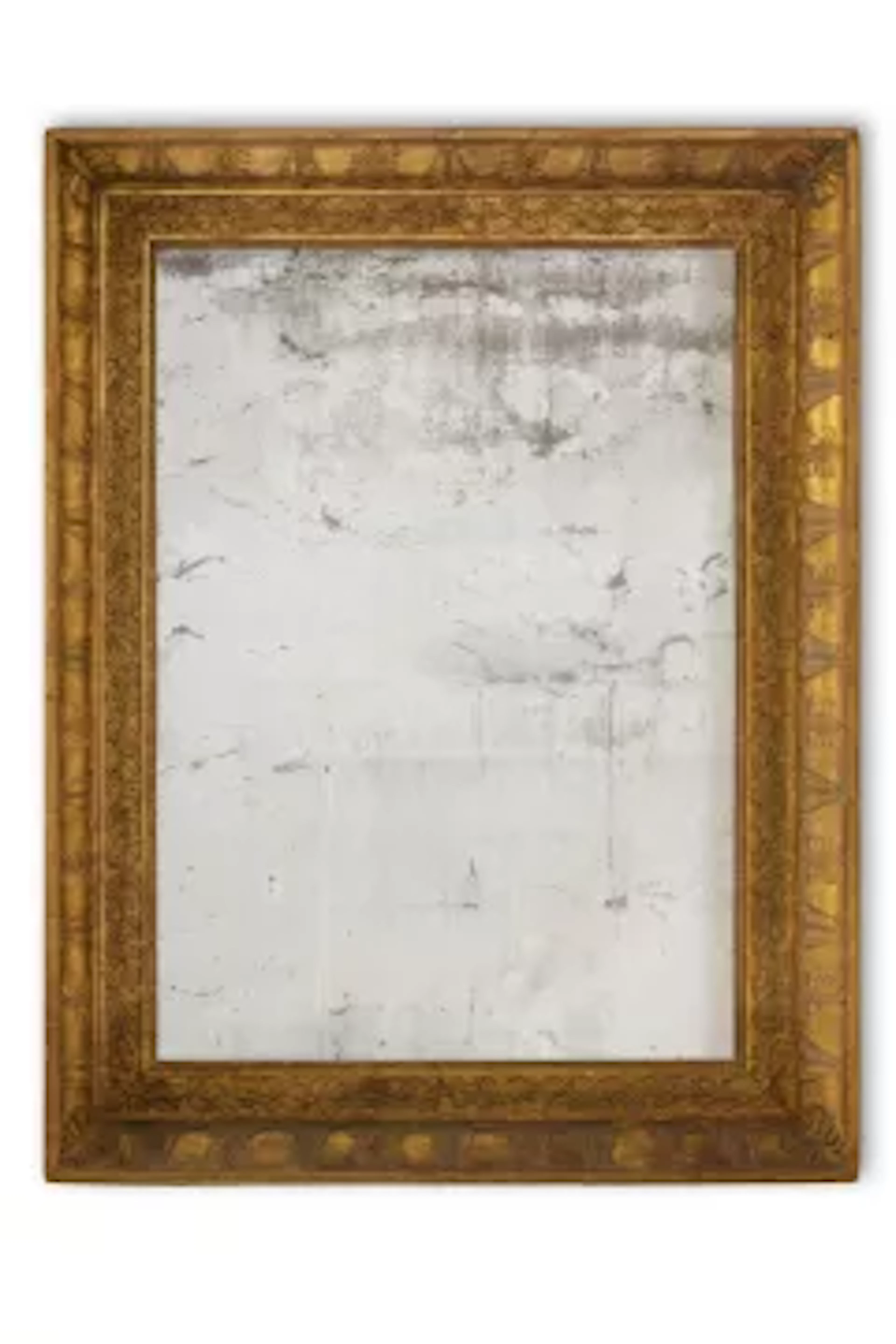 ‡ A LARGE GILT COMPOSITION MIRROR, ITALIAN, EARLY 19TH CENTURY