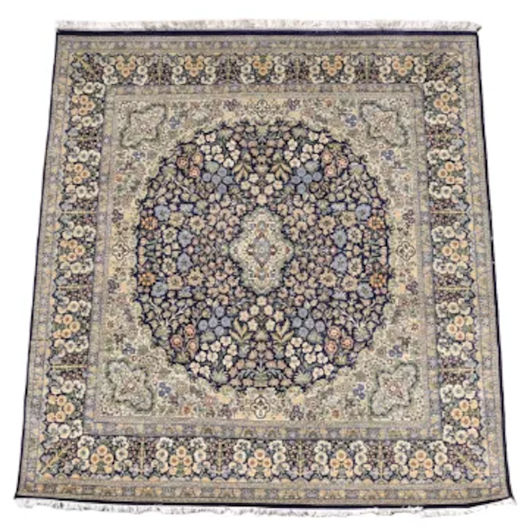 A FINE TABRIZ CARPET
