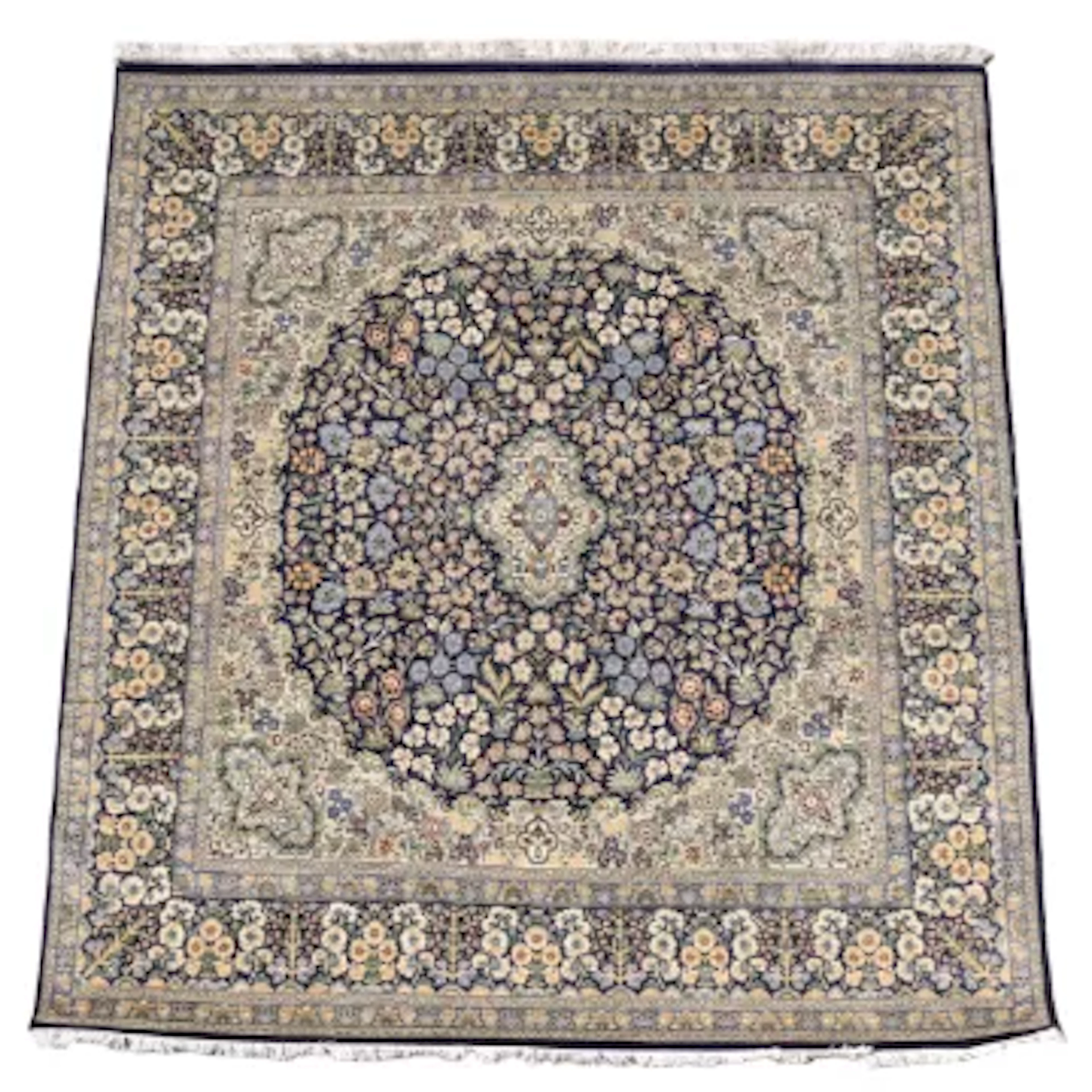 A FINE TABRIZ CARPET