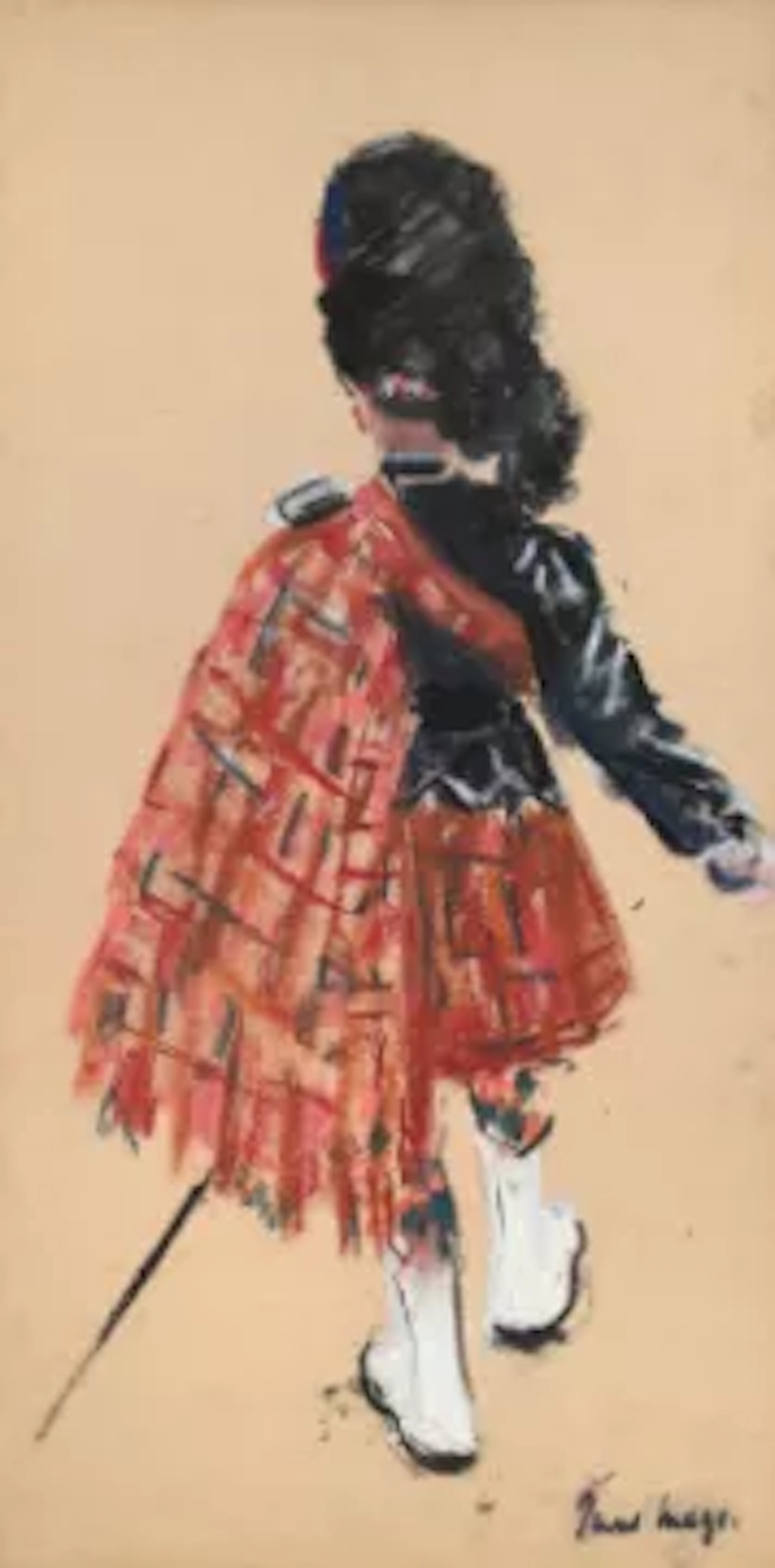 λ PAUL LUCIEN MAZE (FRENCH/BRITISH 1887-1979), PIPE MAJOR OF THE SCOTS GUARDS