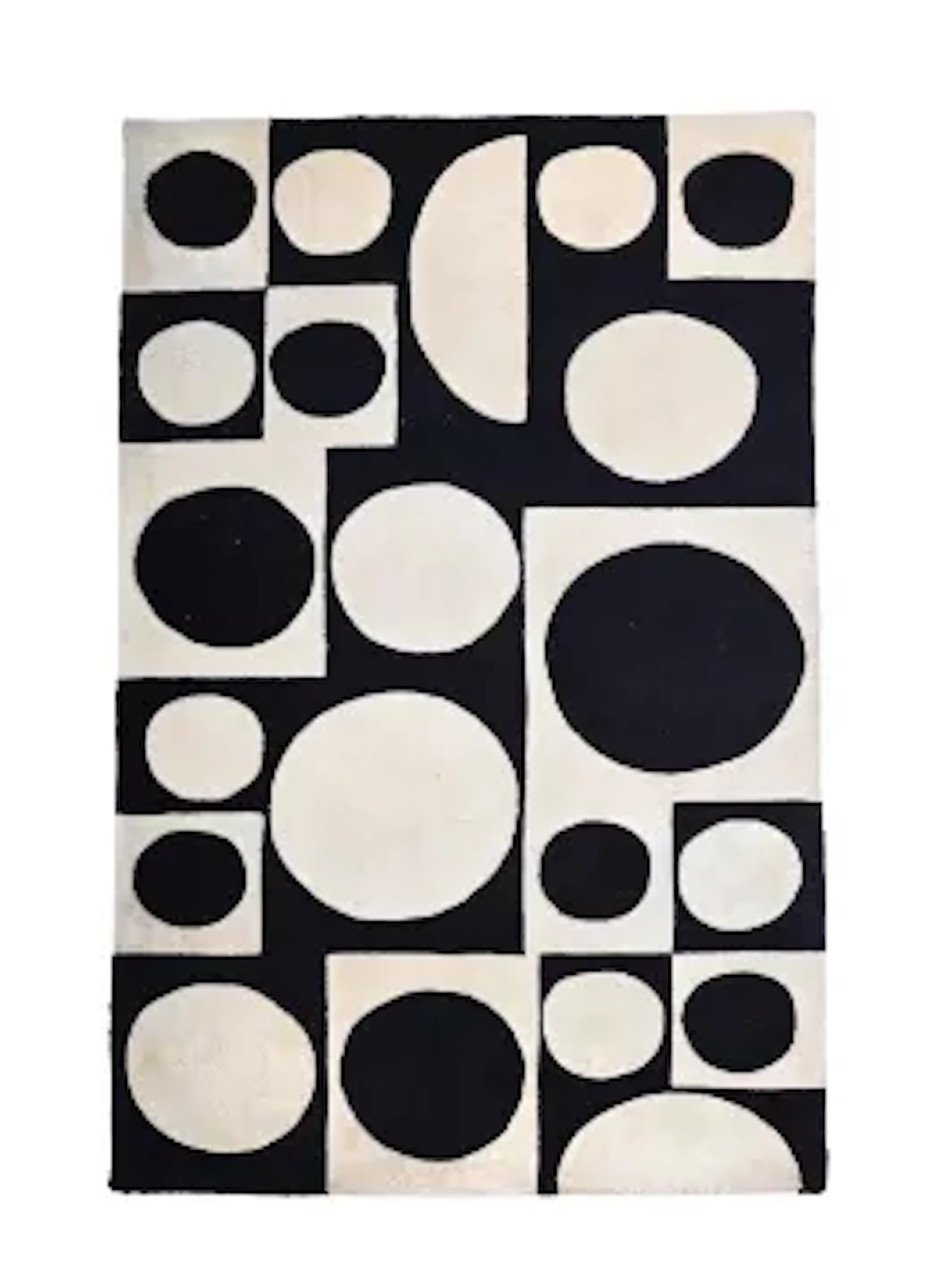 IN THE MANNER OF VERNER PANTON (DANISH, 1926-1998), OPTICAL ART RUG, CIRCA 1970
