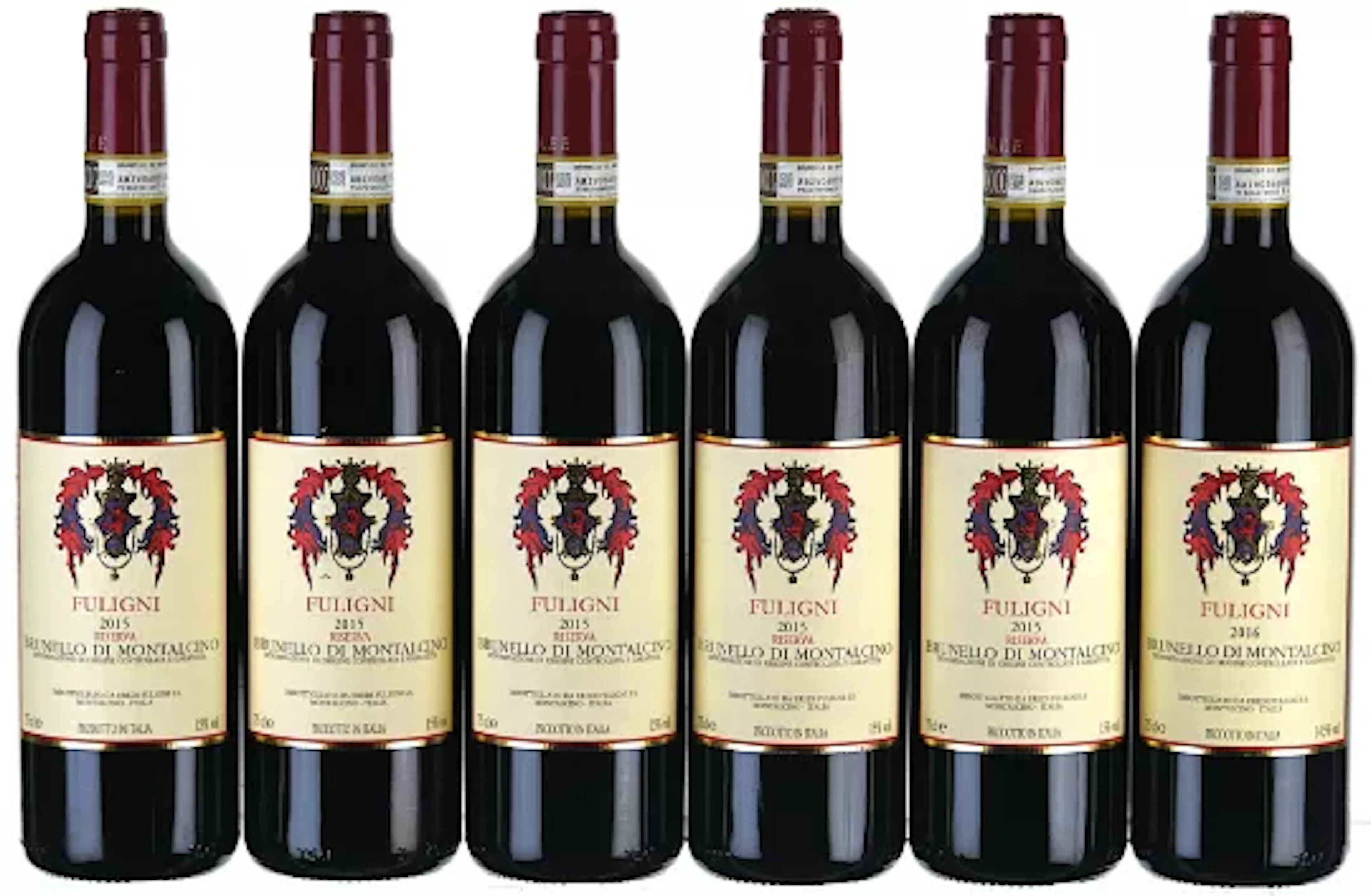 2015/2016 Mixed Lot of Fuligni, Brunello di Montalcino and Riserva