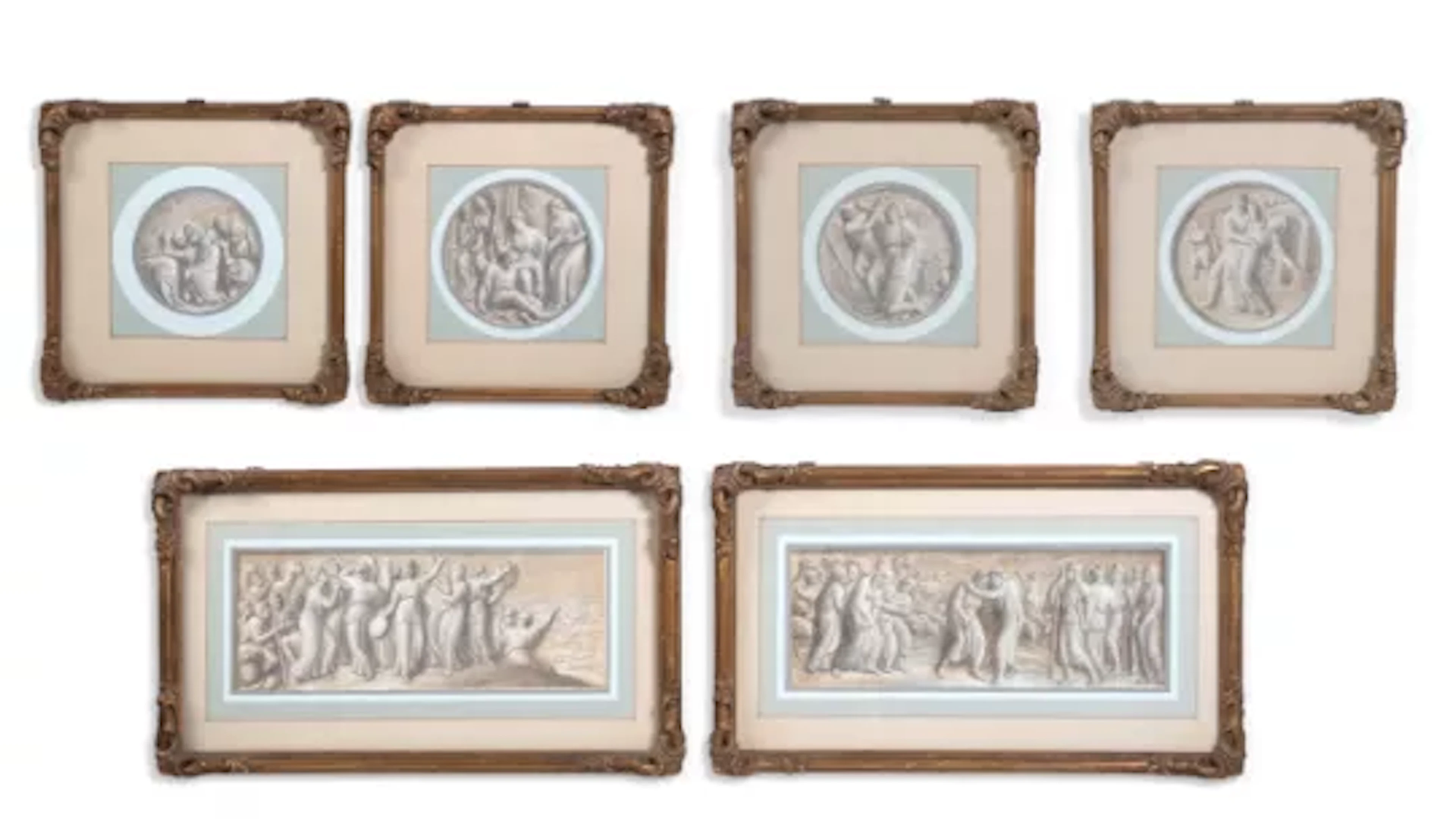 LUIGI ADEMOLLO (ITALIAN 1764-1849), SIX OLD TESTAMENT SCENES