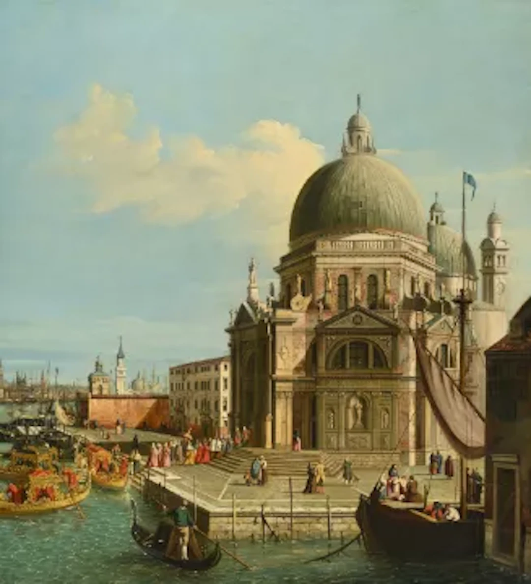 ‡ FOLLOWER OF GIOVANNI ANTONIO CANAL, IL CANALETTO, THE ENTRANCE TO