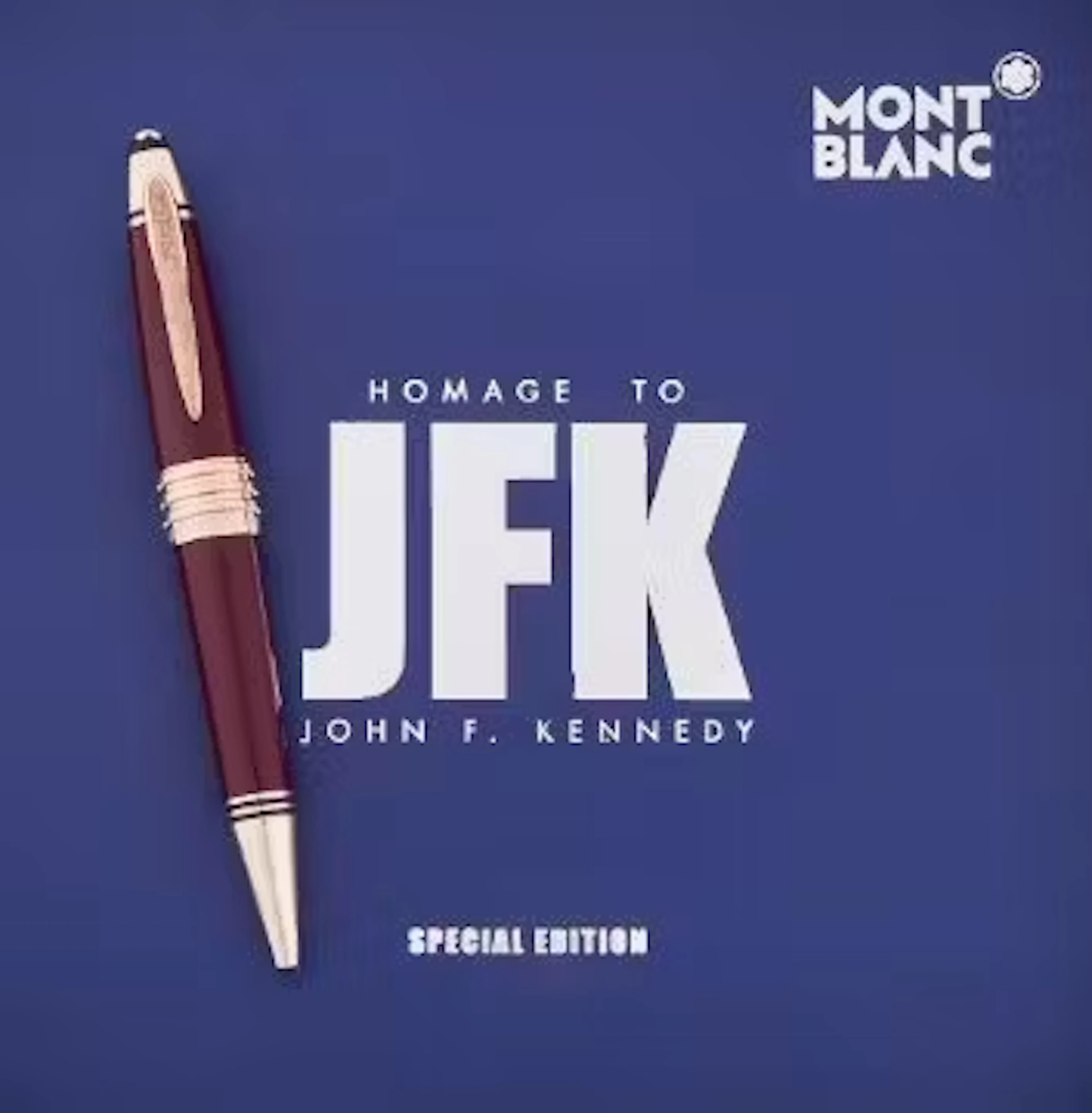 MONTBLANC, GREAT CHARACTERS, JOHN F. KENNEDY, A SPECIAL EDITION BALLPOINT PEN