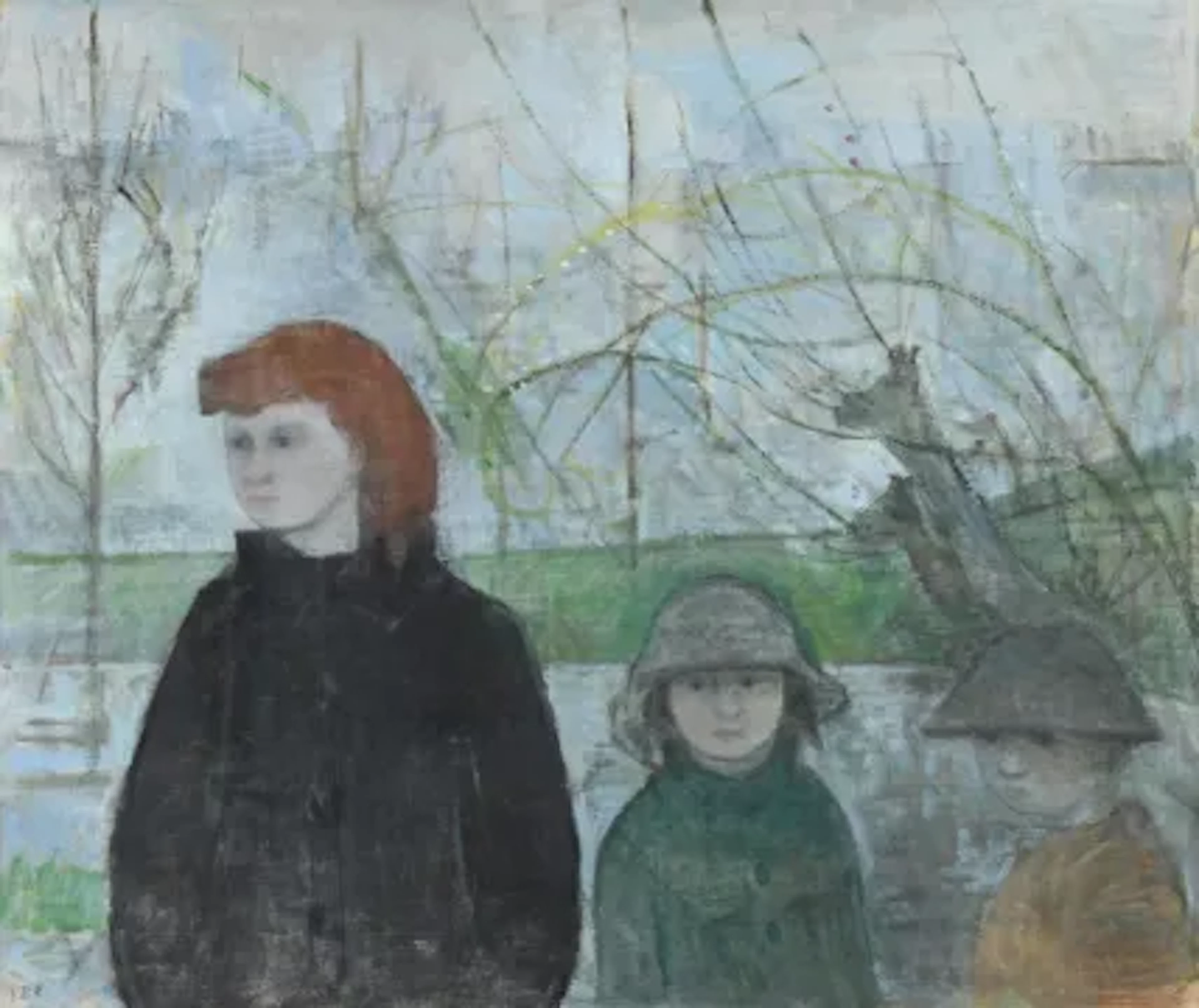 λ ELINOR BELLINGHAM SMITH (BRITISH 1906-1988), GIRL WITH RED HAIR