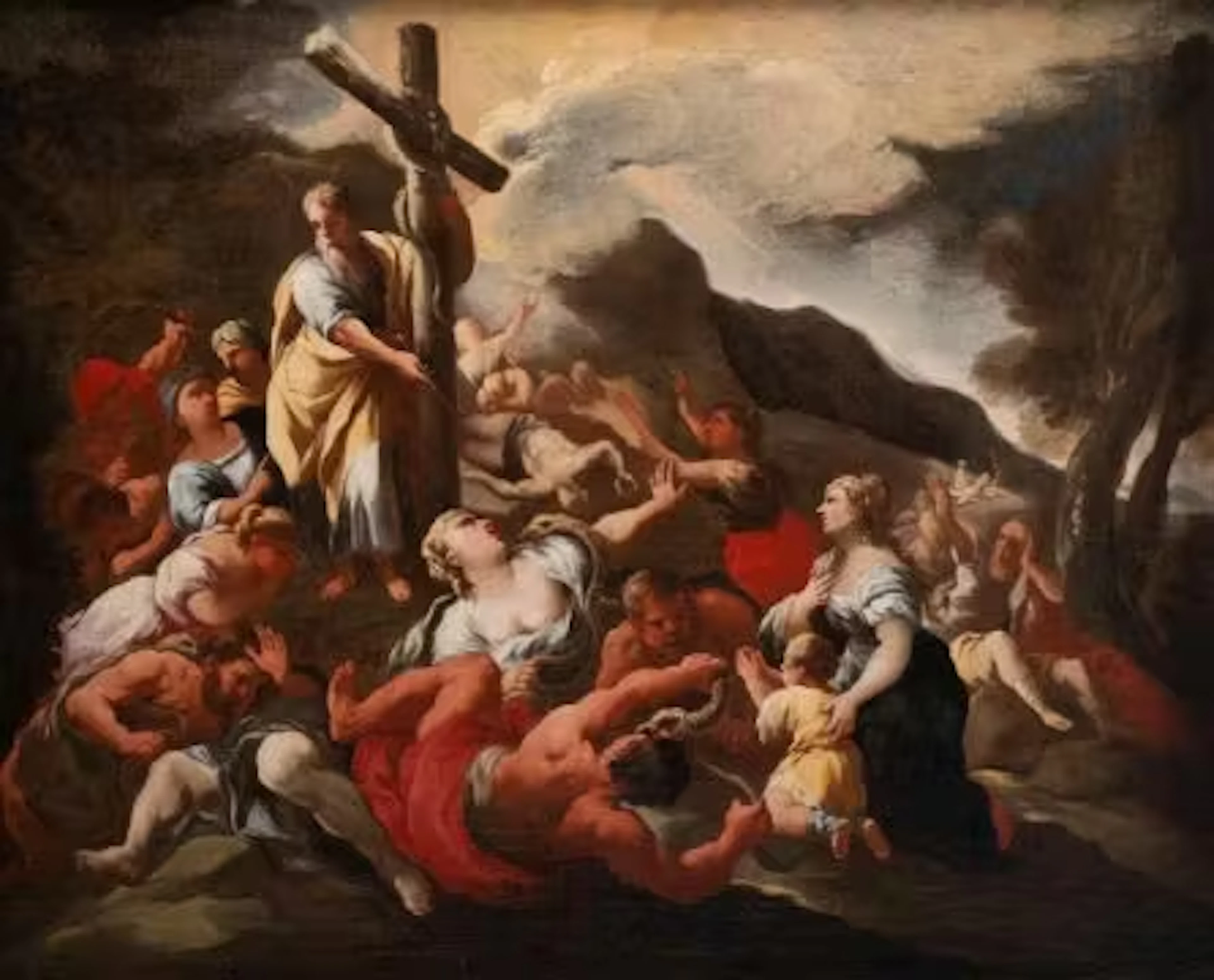 CIRCLE OF LUCA GIORDANO (ITALIAN 1634-1705), MOSES AND THE BRAZEN SERPENT