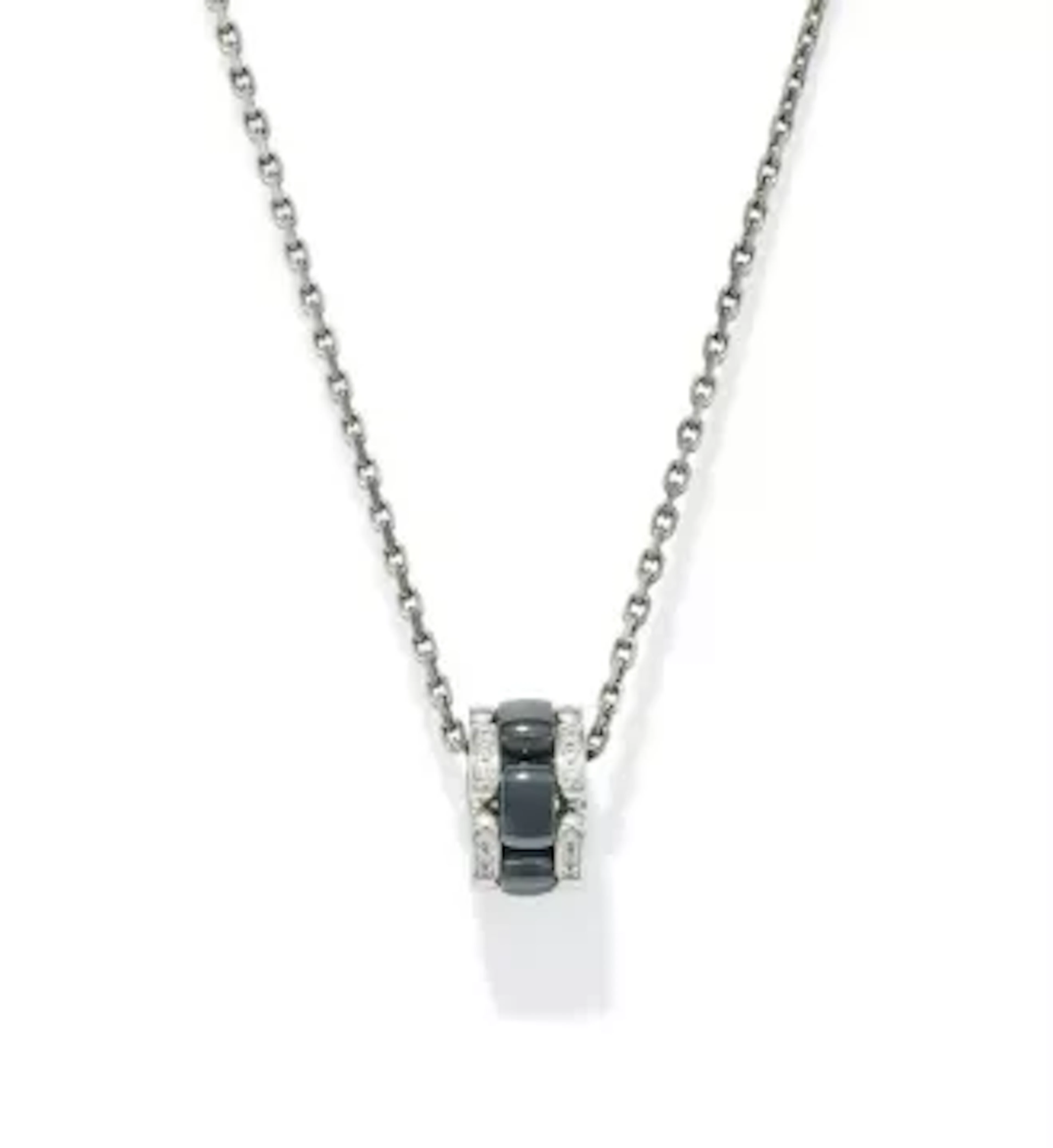 CHANEL, AN 'ULTRA' DIAMOND AND BLACK CERAMIC PENDANT NECKLACE