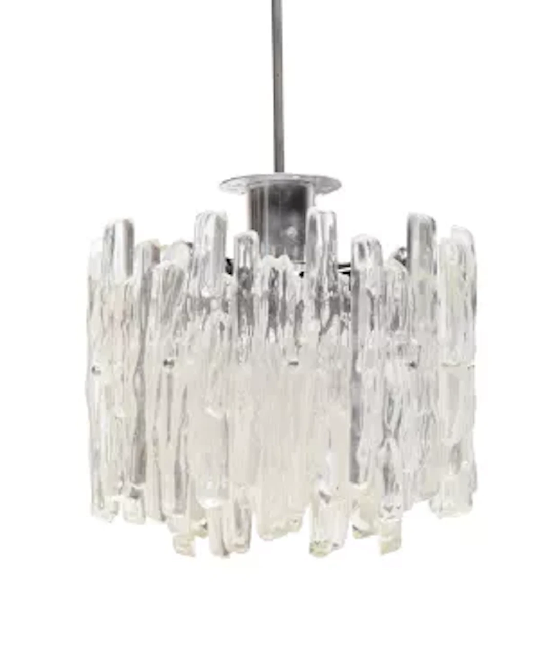 JULIUS THEODOR (J.T.) KALMAR (AUSTRIAN, 1884-1968), 'ICE GLASS' CHANDELIER