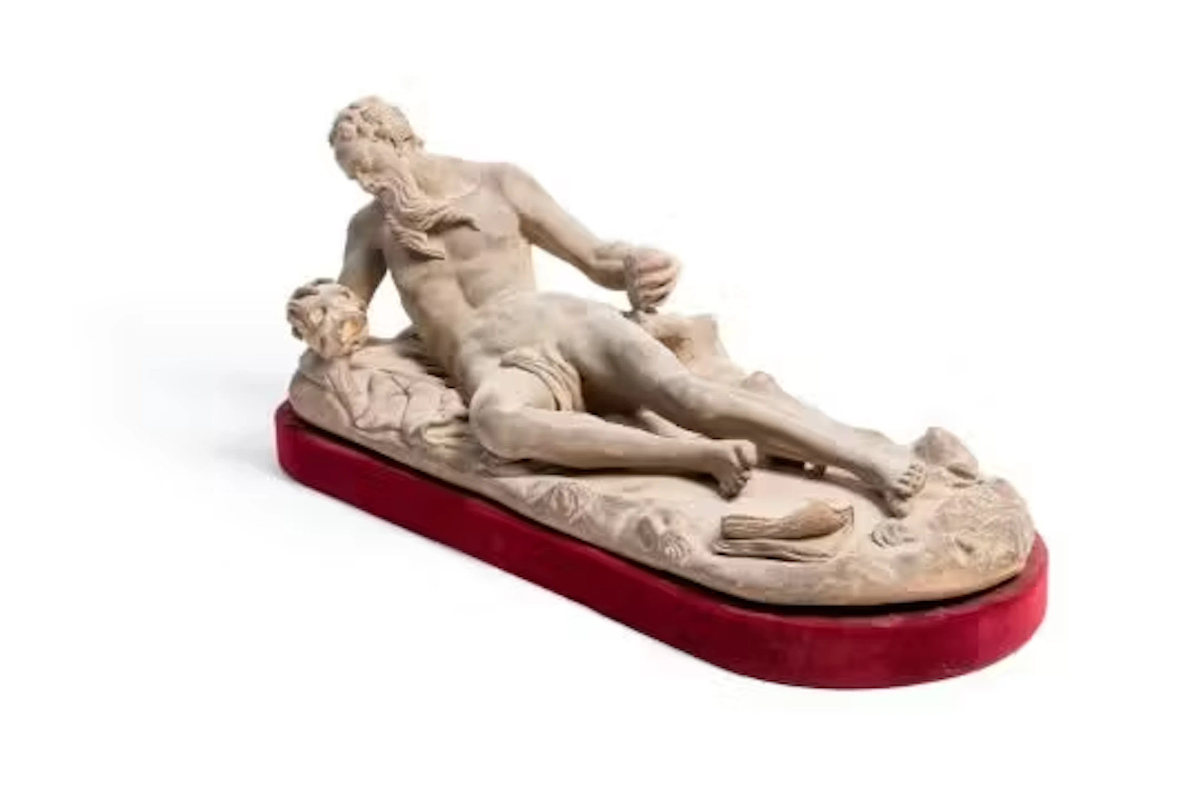 AFTER A MODEL ATTRIBUTED TO FRANCESCO BERTOS, A TERRACOTTA FIGURE
