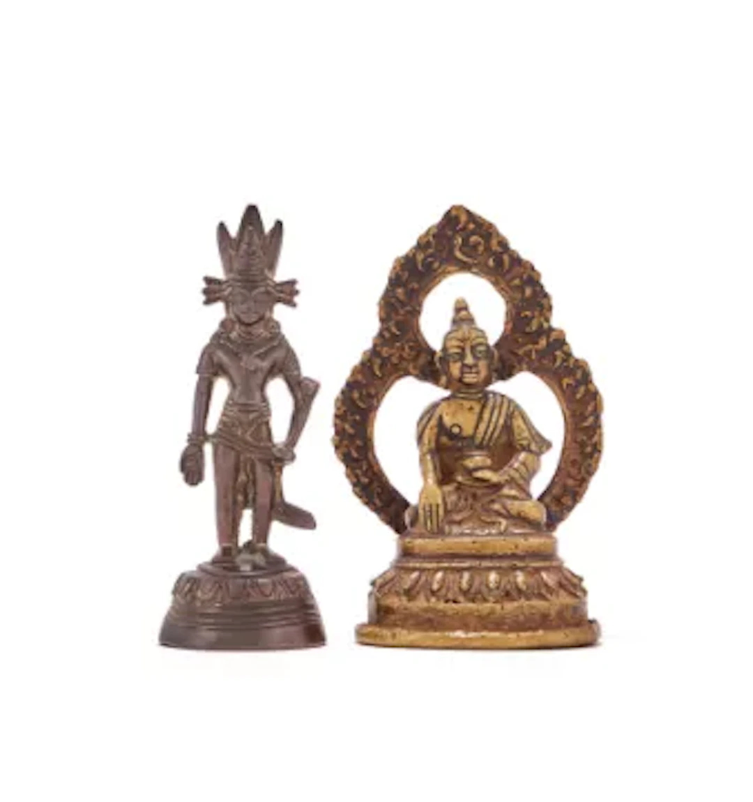 A Ladakh bronze figure of Padmapani, 12th century