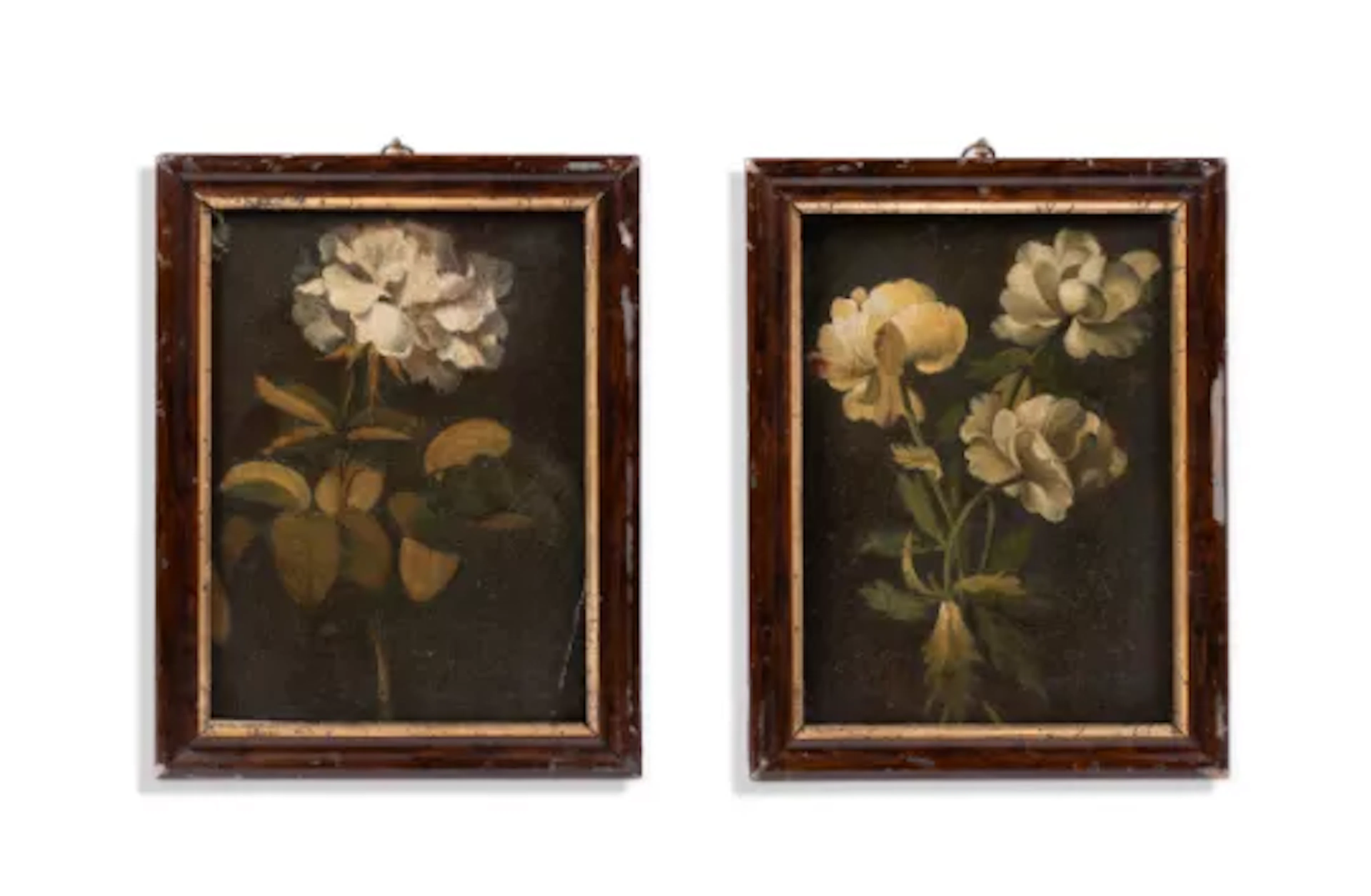 ENGLISH SCHOOL (EARLY 20TH CENTURY), TWO FLORAL STUDIES