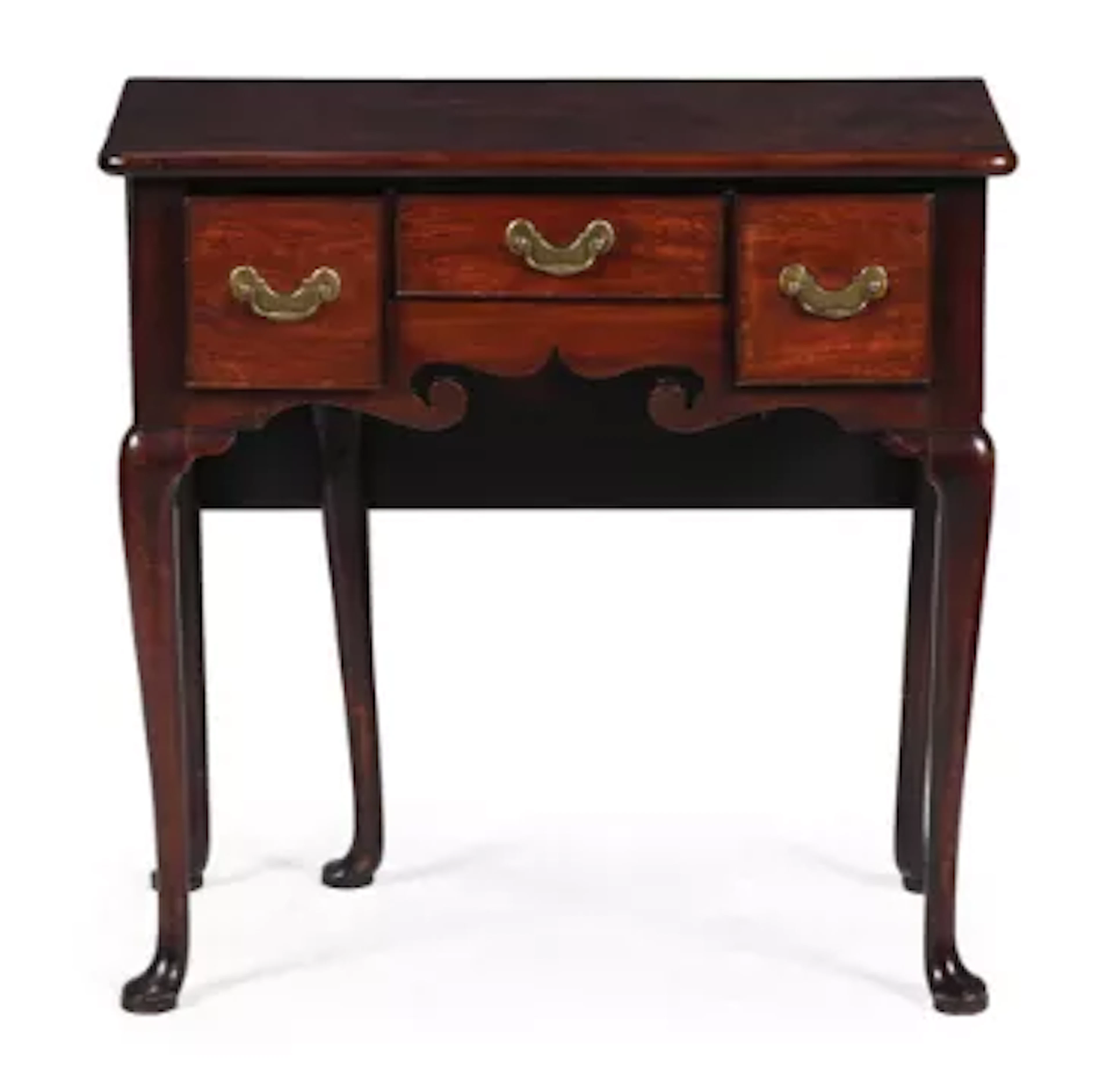 AN UNUSUAL GEORGE II MAHOGANY SIDE OR 'BEDROOM TABLE', PROBABLY SCOTTISH