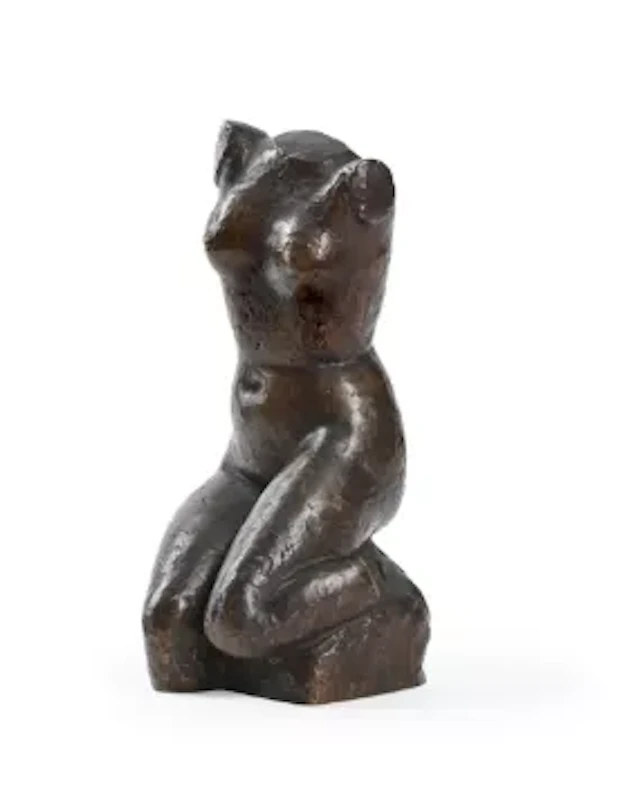 λ ATTRIBUTED TO FRANK DOBSON (BRITISH 1886-1963), SEATED TORSO