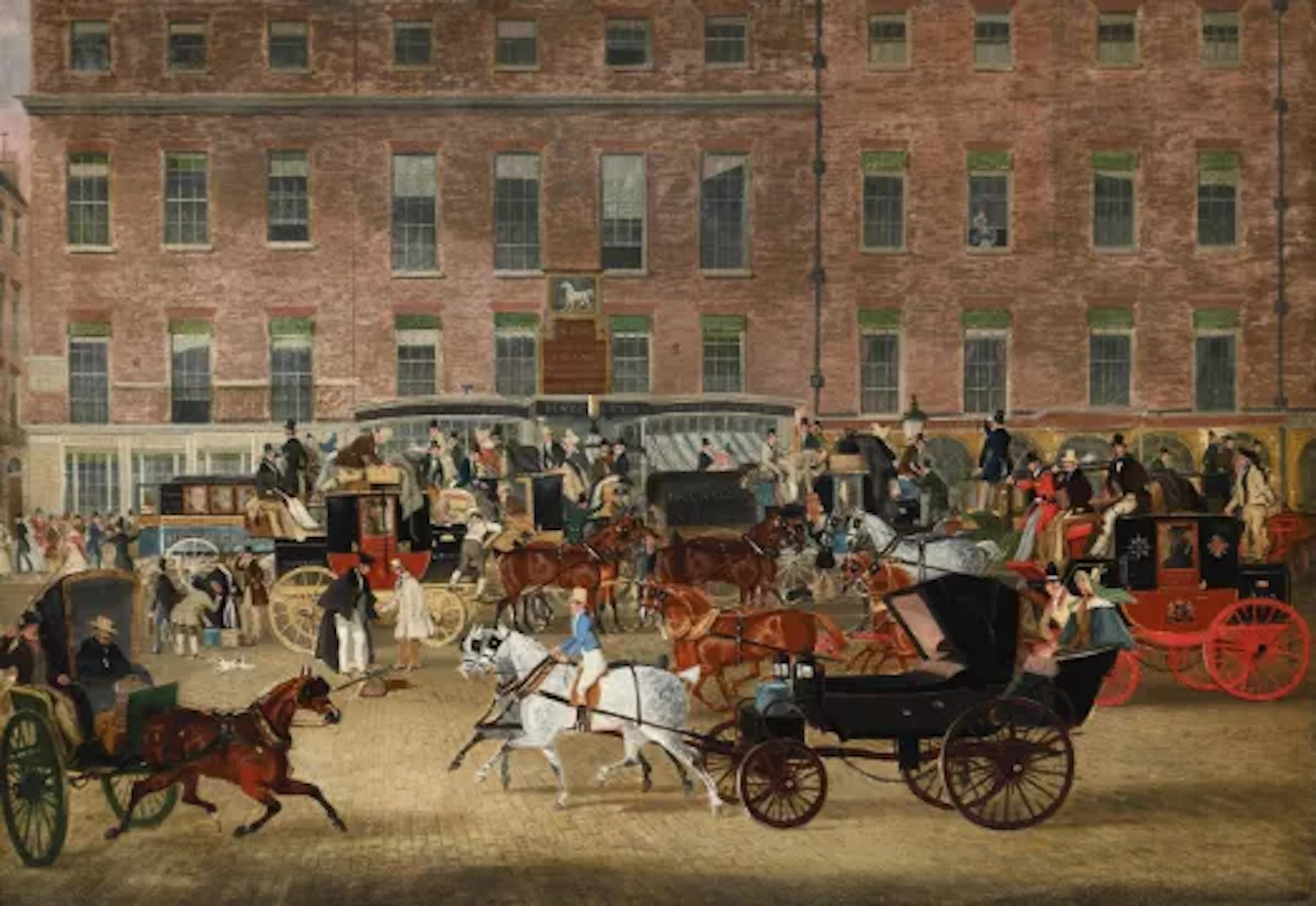 JAMES POLLARD (BRITISH 1792-1867), HATCHETTS