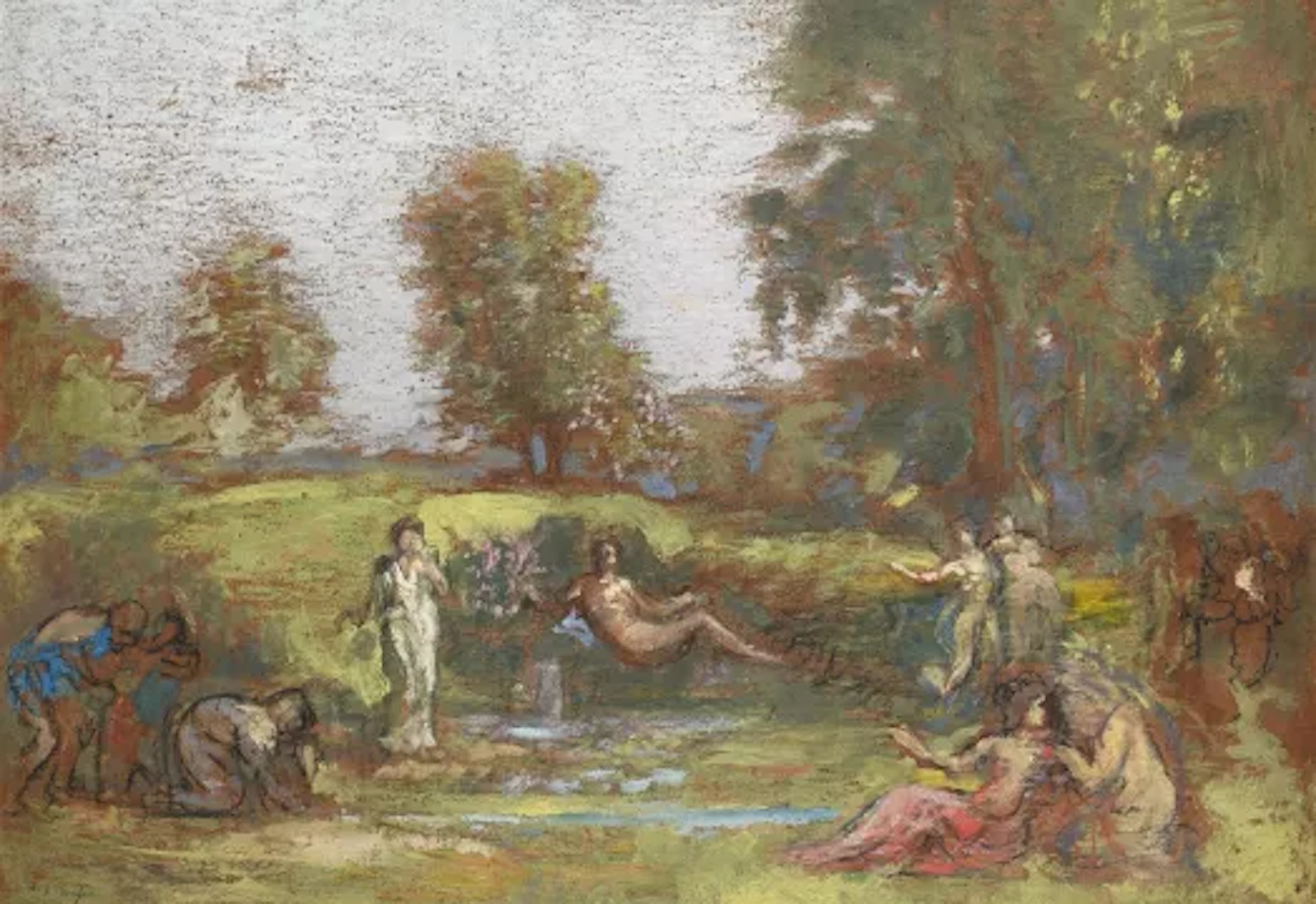 KER XAVIER ROUSSEL (FRENCH 1867-1944), SCENE CHAMPÊTRE