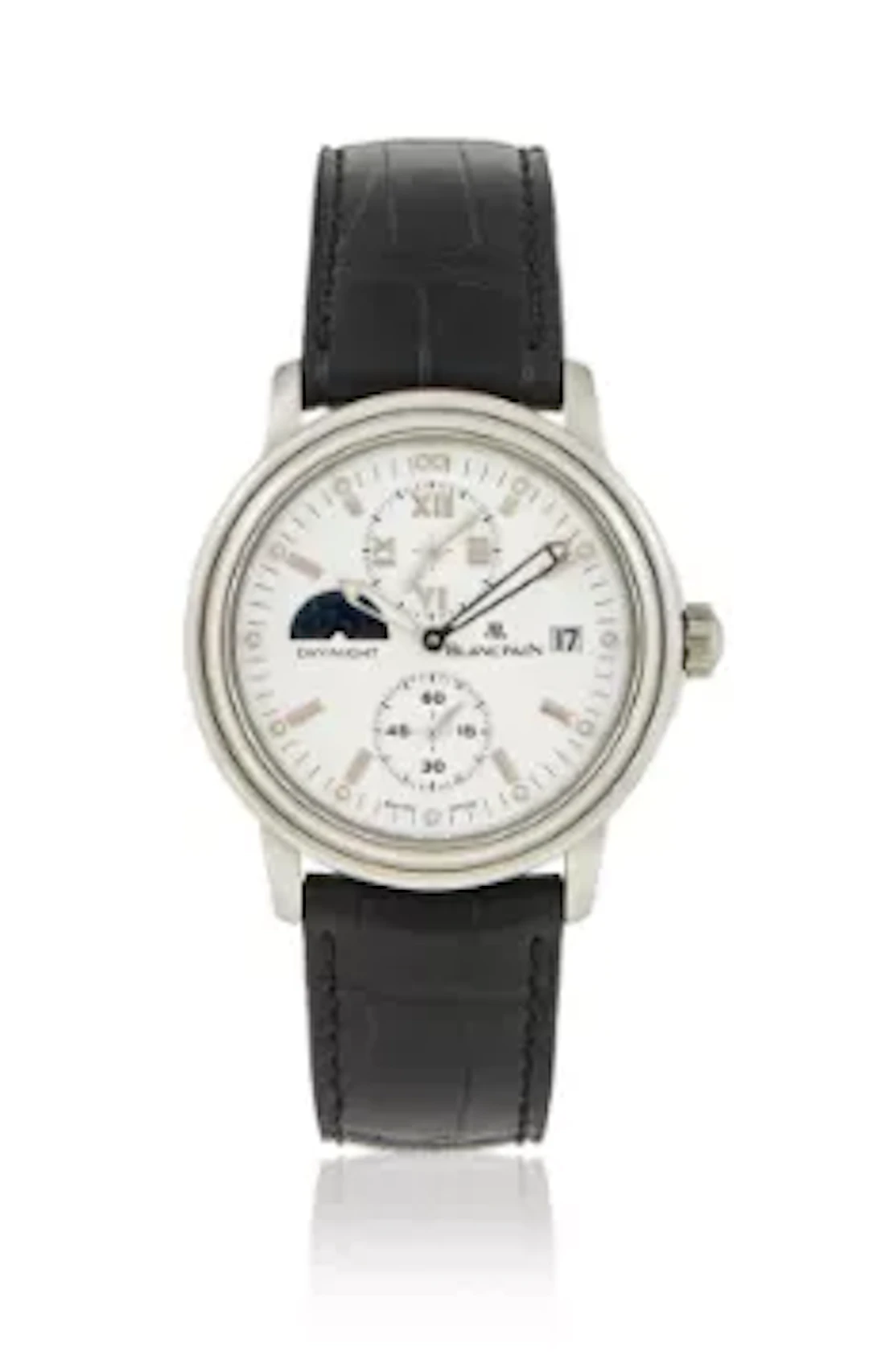 Y BLANCPAIN, LEMAN, REF. 2160, A STAINLESS STEEL WRISTWATCH