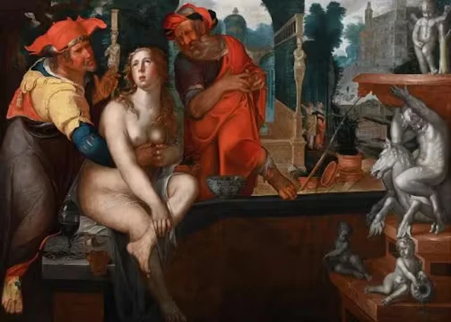 AFTER JOACHIM WTEWAEL (17TH CENTURY), SUSANNA AND THE ELDERS
