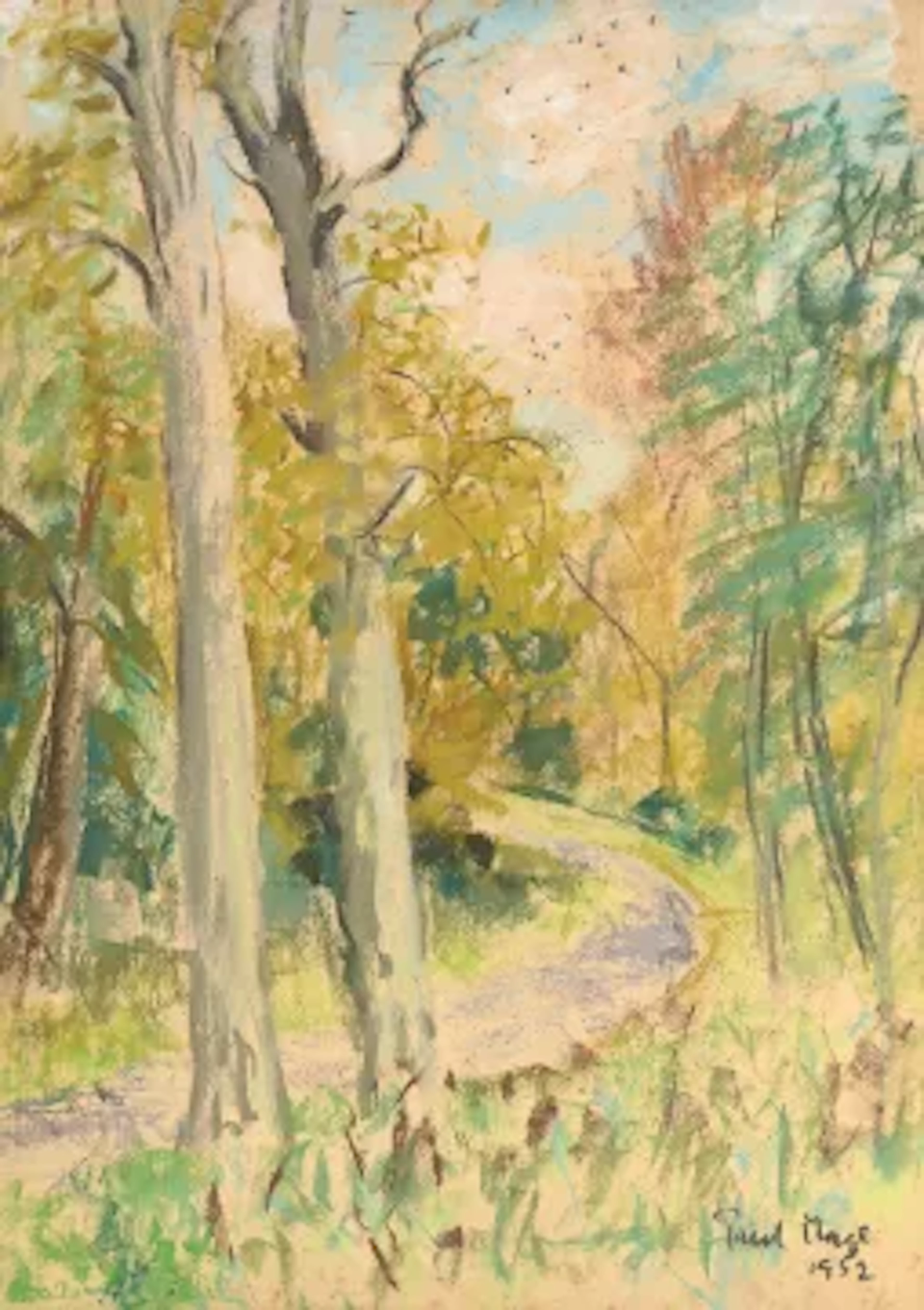 λ PAUL LUCIEN MAZE (FRENCH/BRITISH 1887-1979), DRIVE AT BELVOIR CASTLE