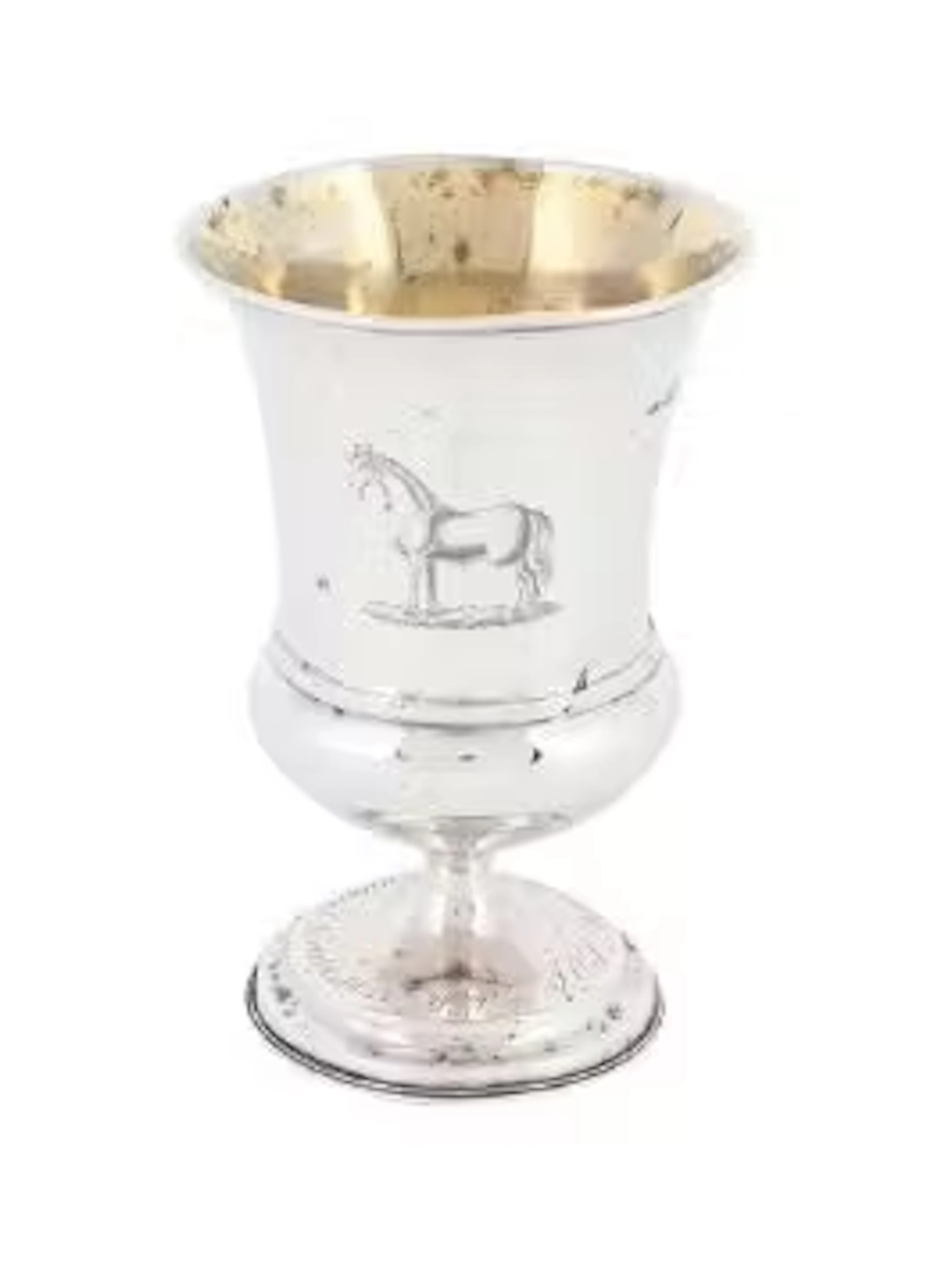 A WILLIAM IV SILVER TROPHY CUP