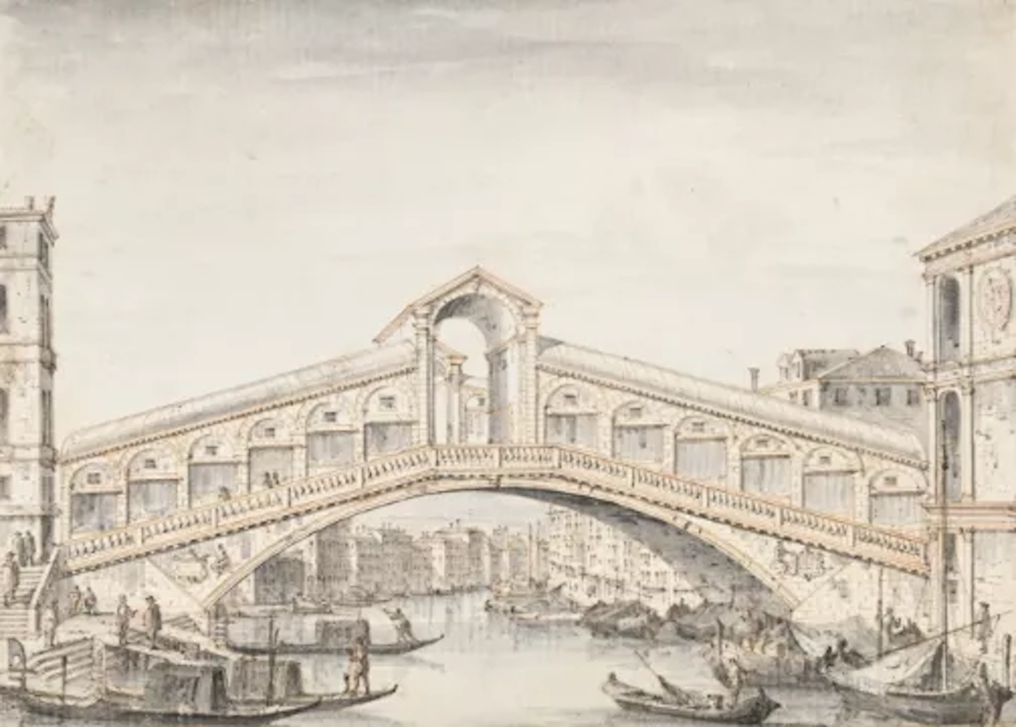 FRANCESCO ZUCCHI (ITALIAN 1692-1764), THE RIALTO, VENICE