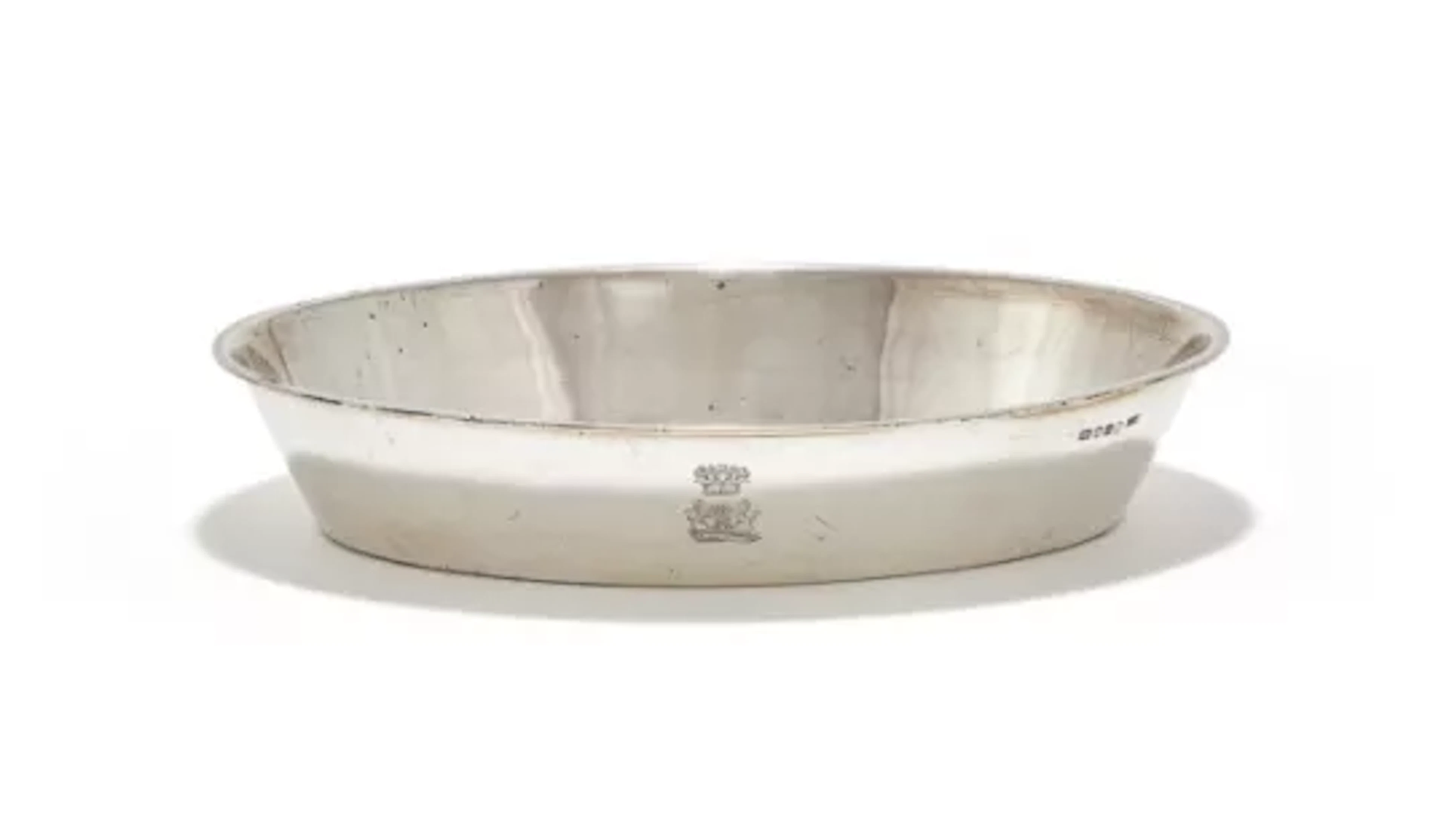 A GEORGE III SILVER OVAL VEGETABLE DISH, JOHN EDWARDS, LONDON 1802