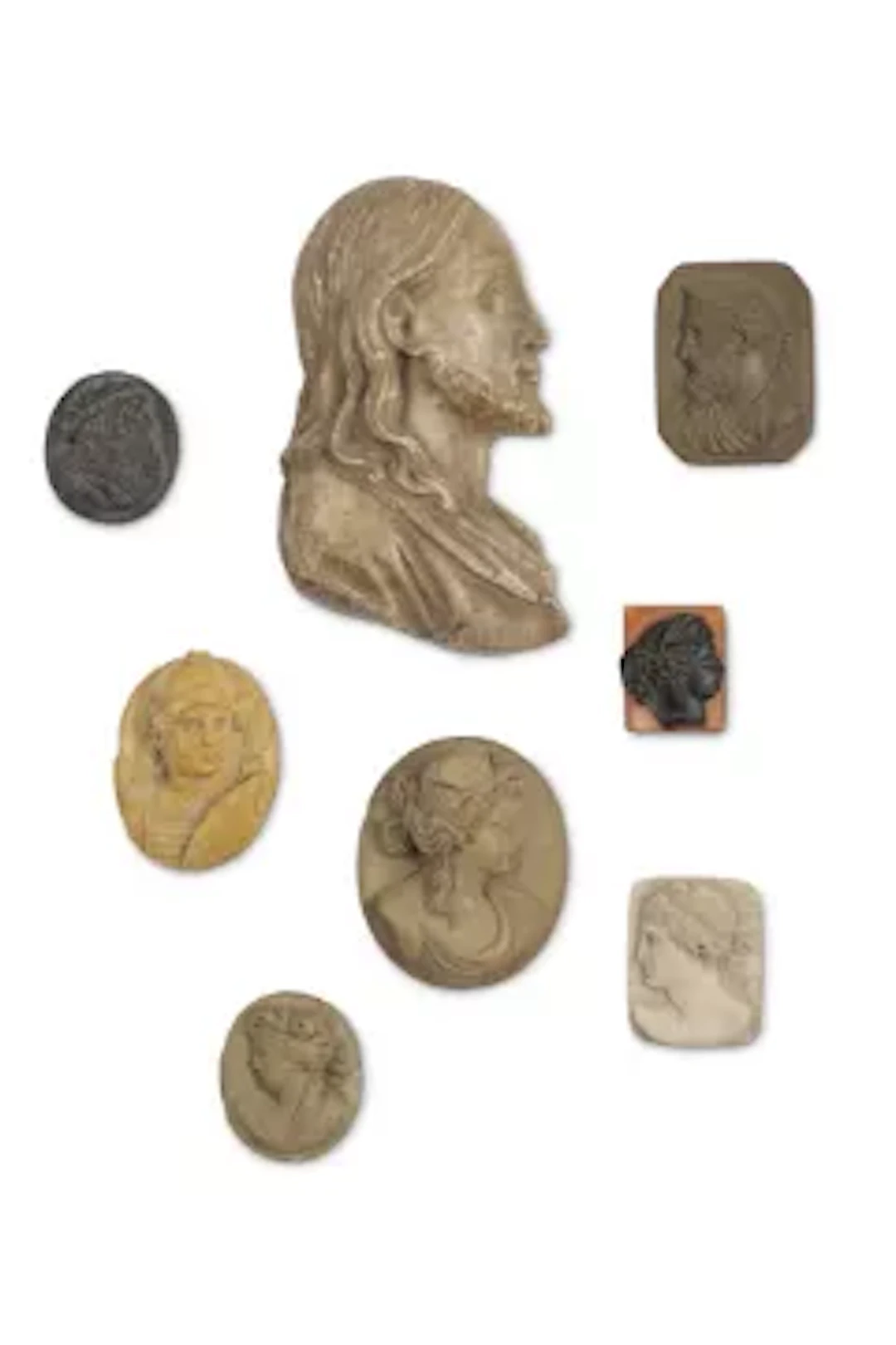 A GROUP OF CAMEOS, ITALIAN AND FRENCH, 19TH CENTURY