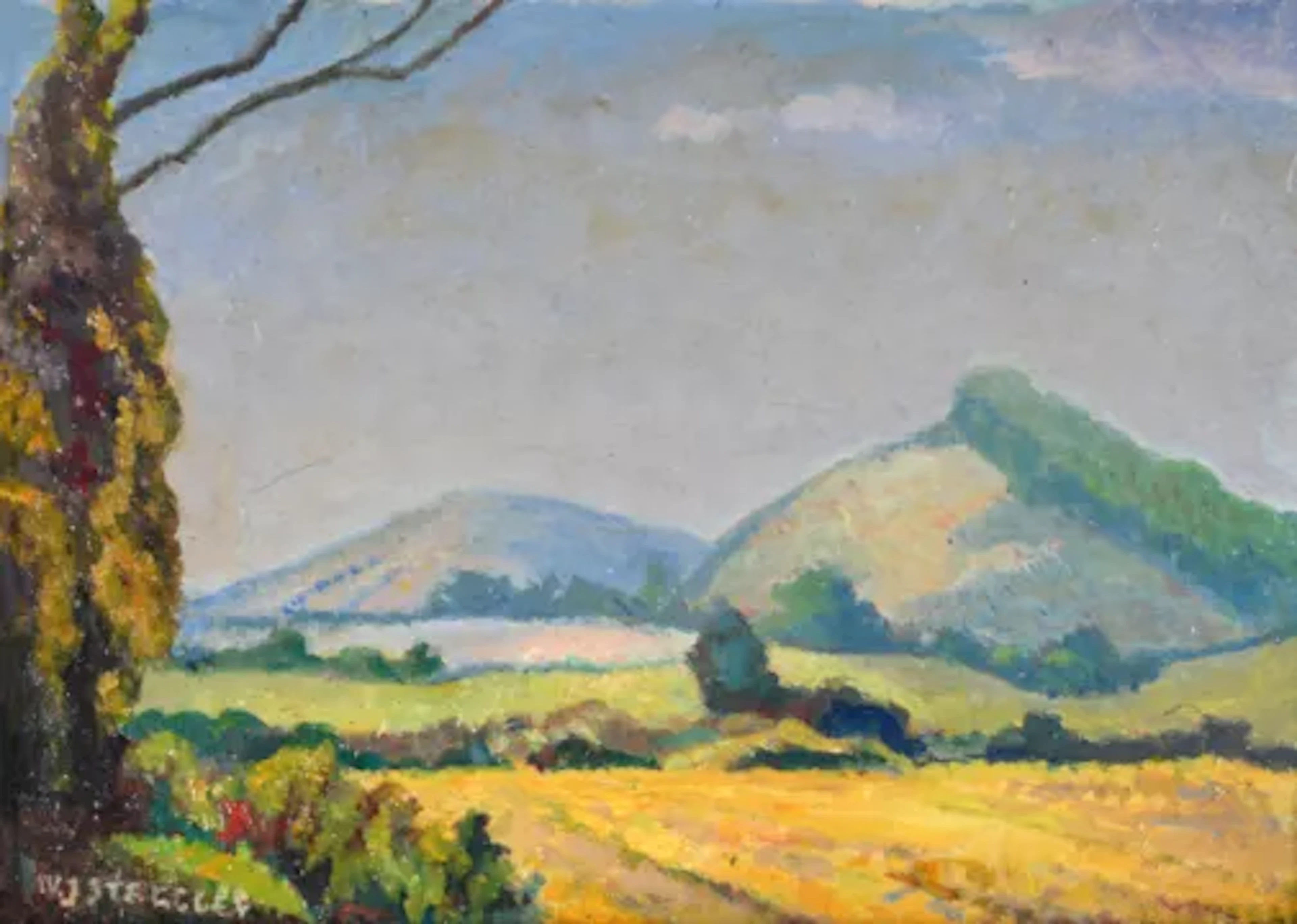 λ WALTER STEGGLES (BRITISH 1908-1997), NR. MAIDEN BRADLEY, WILTSHIRE