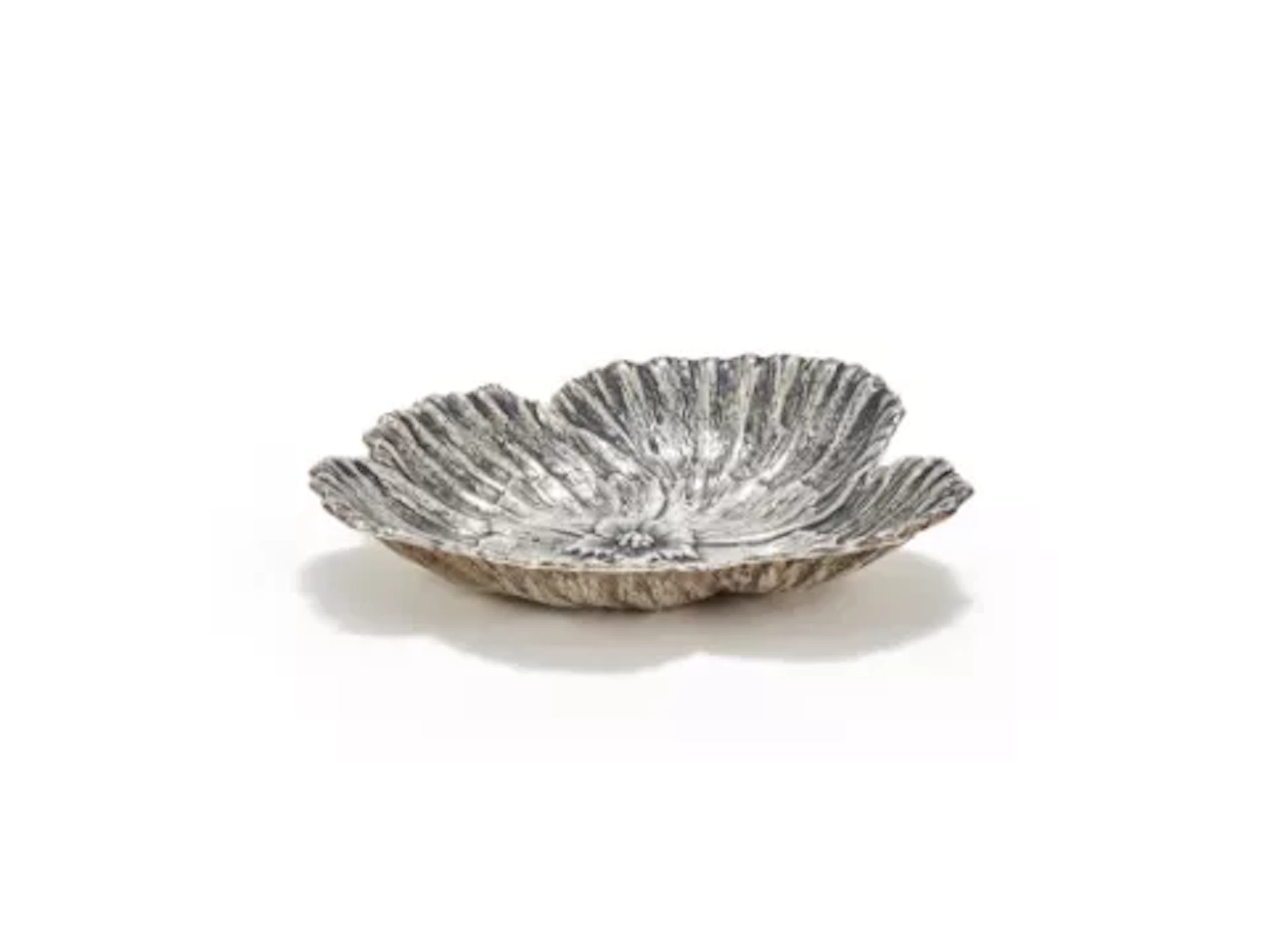 BUCCELLATI, AN ITALIAN SILVER LEAF DISH, GIANMARIA BUCCELLATI, BOLOGNA