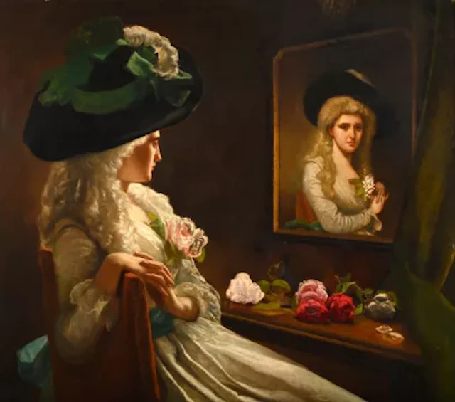 WILLIAM MAW EGLEY (BRITISH 1826-1916), BEAUTY'S MIRROR