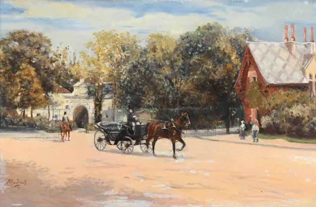 FOLLOWER OF JEAN BÉRAUD, A CARRIAGE RIDE