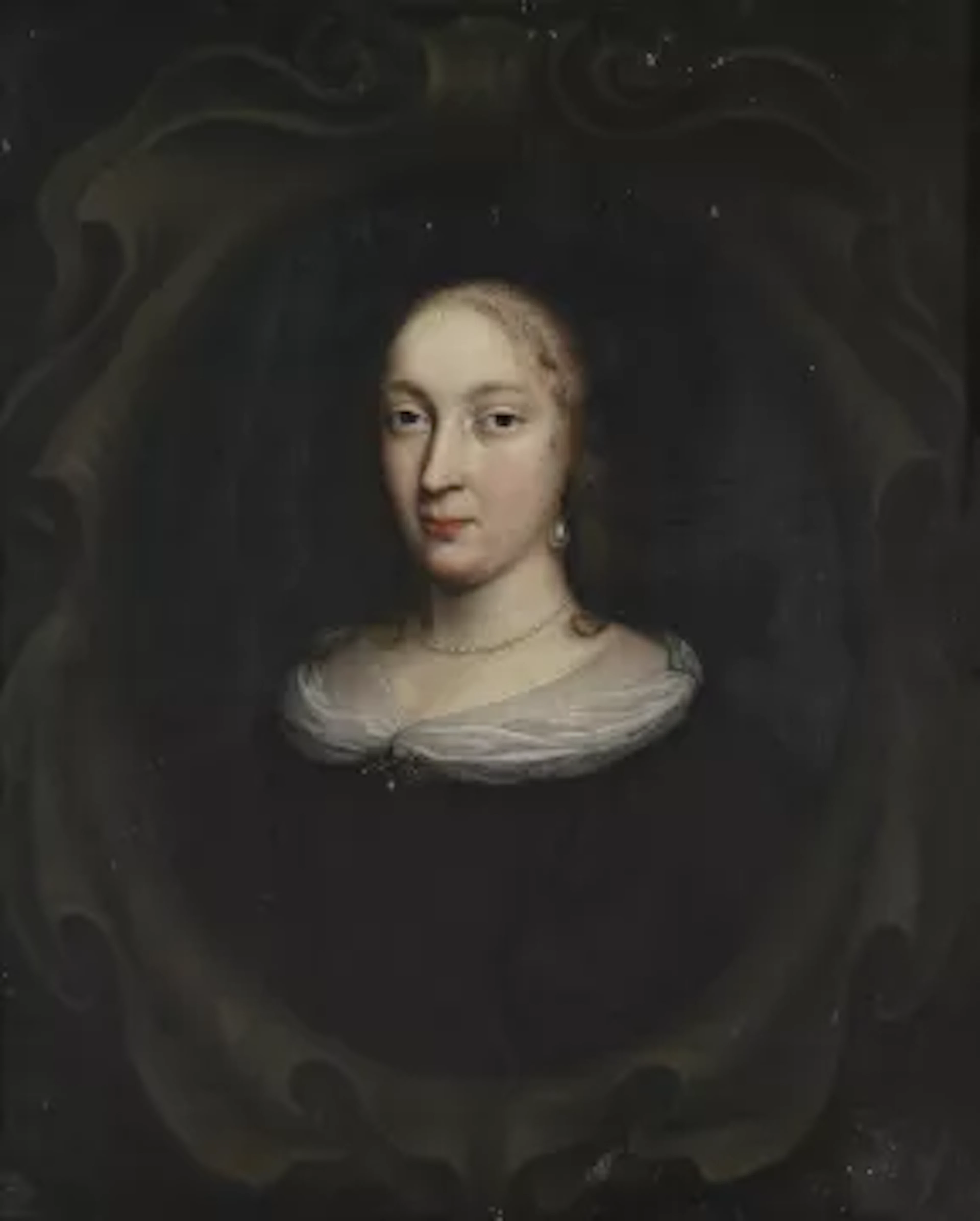 DUTCH SCHOOL (17TH CENTURY), PORTRAIT OF A LADY IN A BLACK DRESS