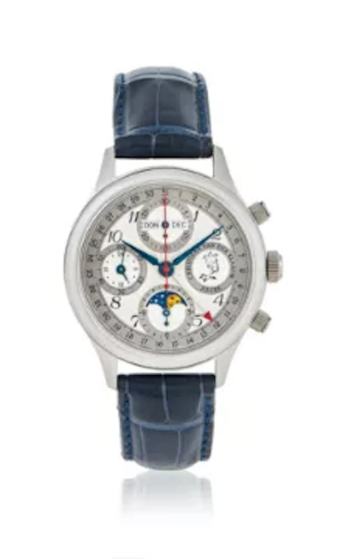Y CHRISTIAAN VAN DER KLAAUW, A STAINLESS STEEL CHRONOGRAPH WRISTWATCH