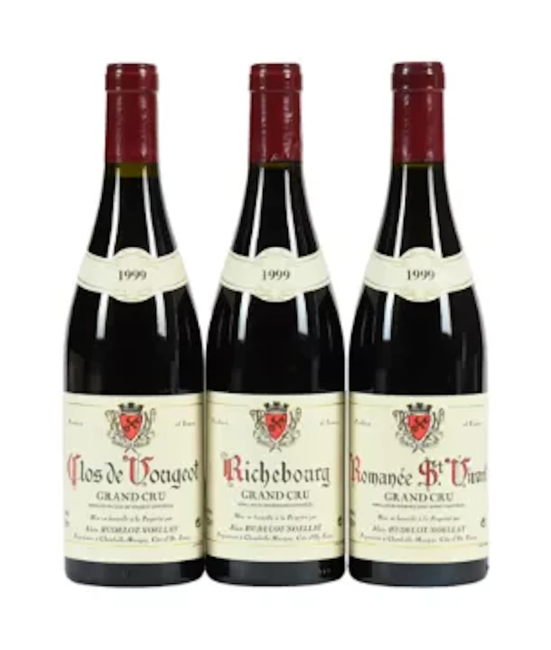 1999 Trio of Alain Hudelot-Noellat, Grand Crus