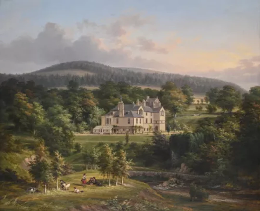JOHN ANTHONY PULLER (BRITISH FL. 1821-1867), LANDSCAPE WITH COUNTRY