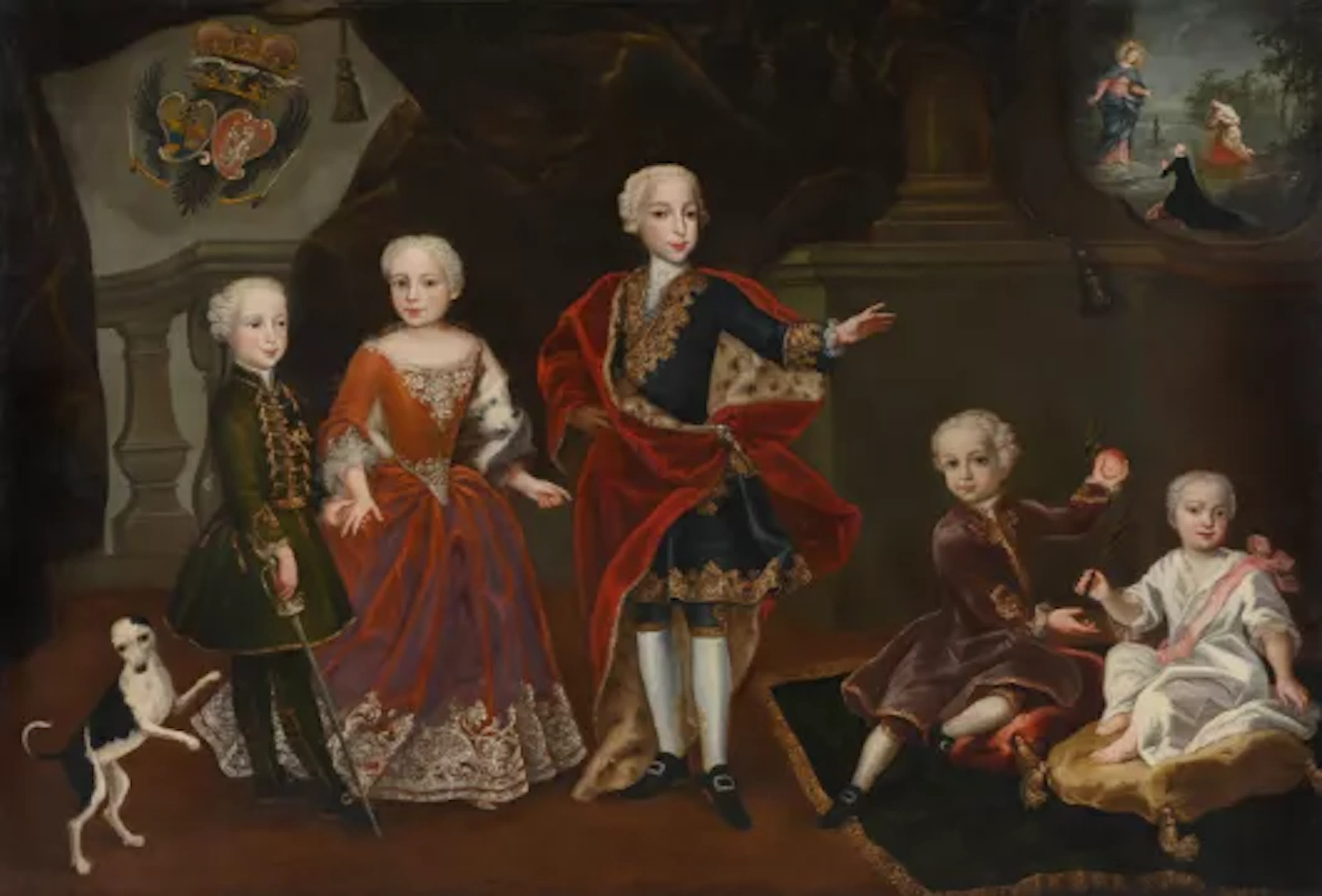 NORTH ITALIAN SCHOOL (CIRCA 1730), GROUP PORTRAIT OF CHILDREN FROM