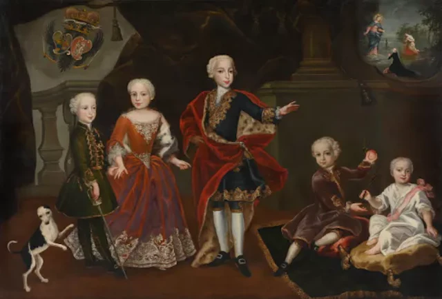 NORTH ITALIAN SCHOOL (CIRCA 1730), GROUP PORTRAIT OF CHILDREN FROM