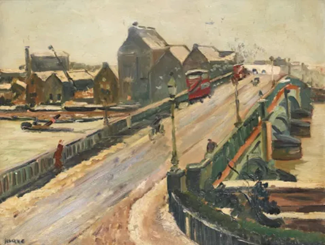 λ PAUL LUCIEN MAZE (FRENCH/BRITISH 1887-1979), BATTERSEA BRIDGE, LONDON