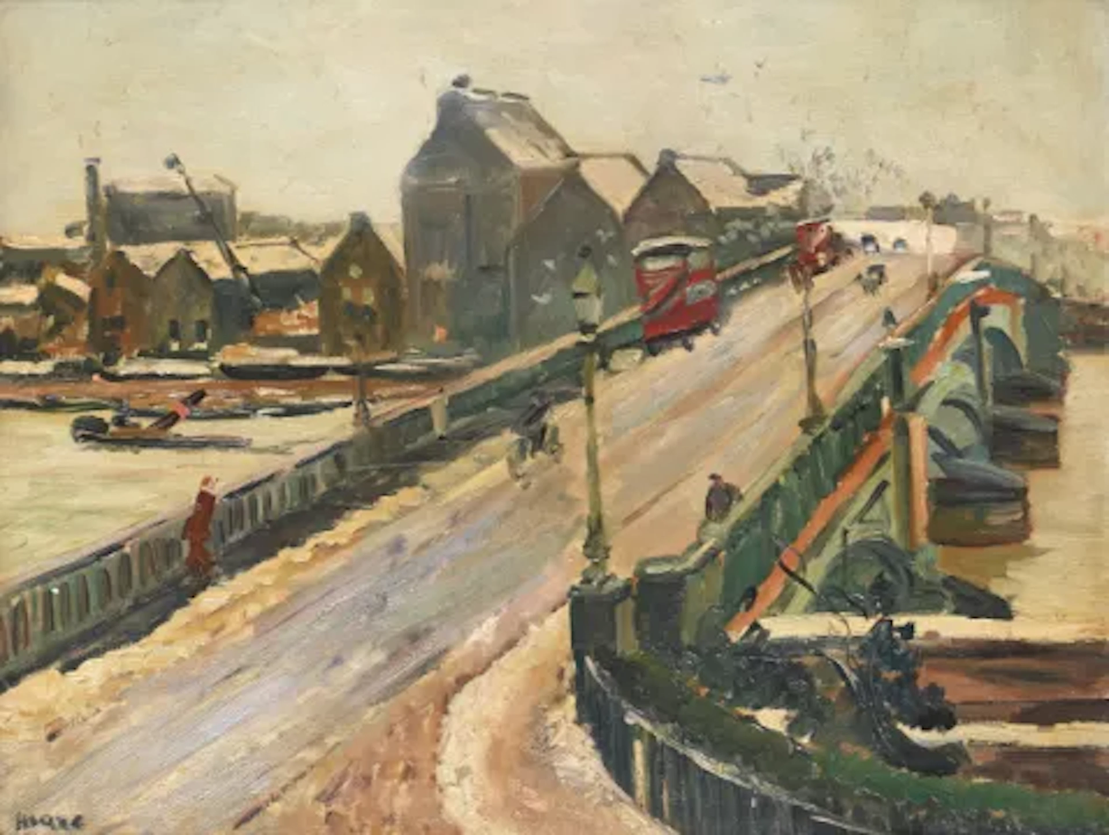 λ PAUL LUCIEN MAZE (FRENCH/BRITISH 1887-1979), BATTERSEA BRIDGE, LONDON