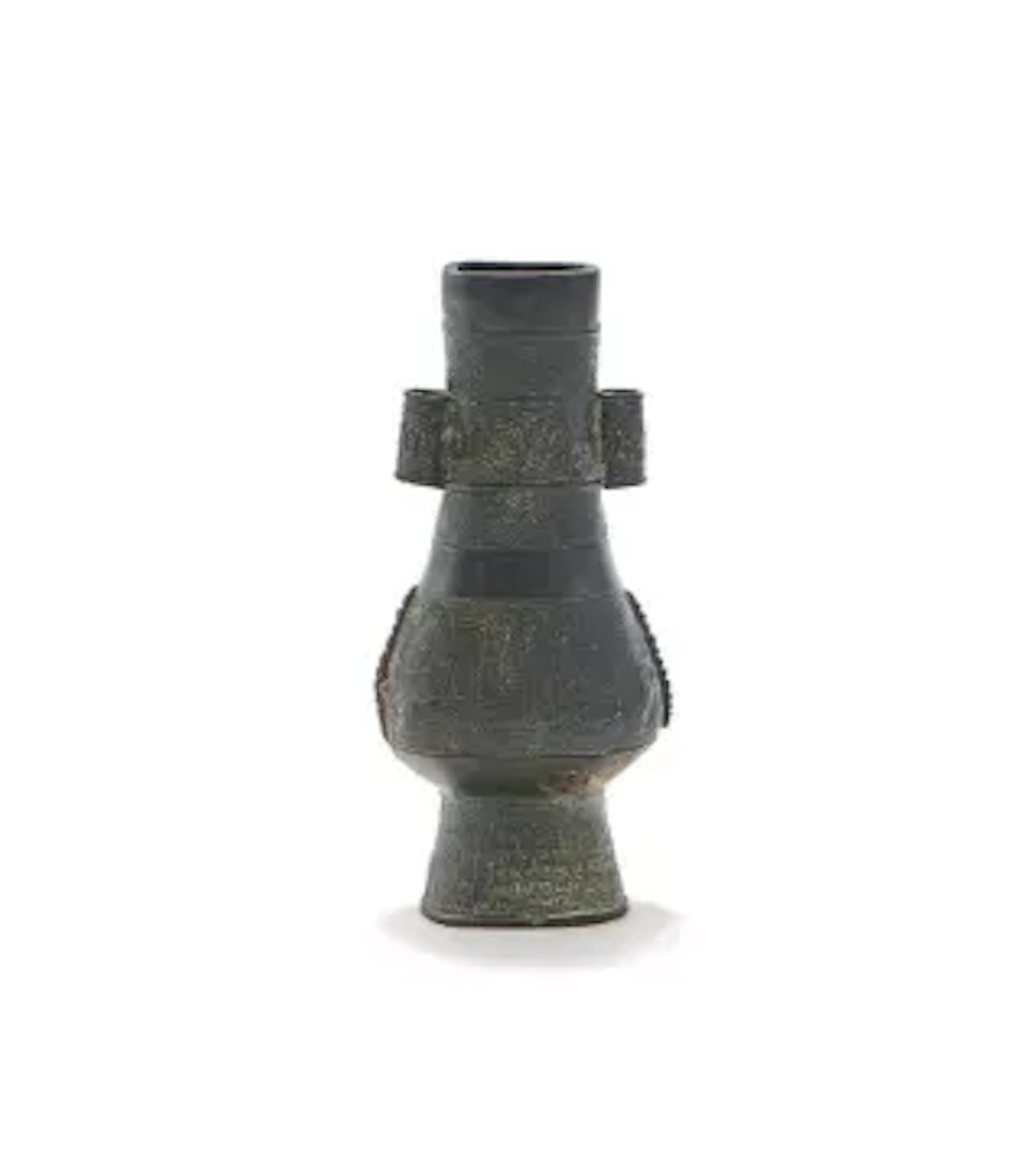 A Chinese bronze 'Arrow vase'