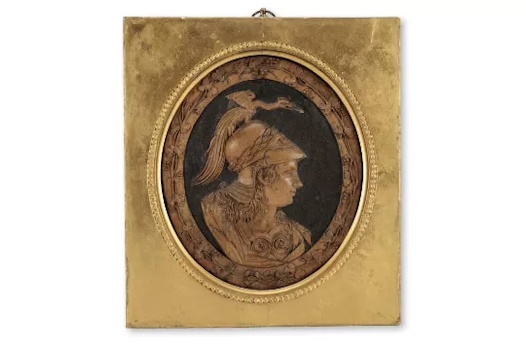 WORKSHOP OF GIUSEPPE-MARIA, BONZANIGO (1745-1820), A CARVED BOXWOOD PORTRAIT