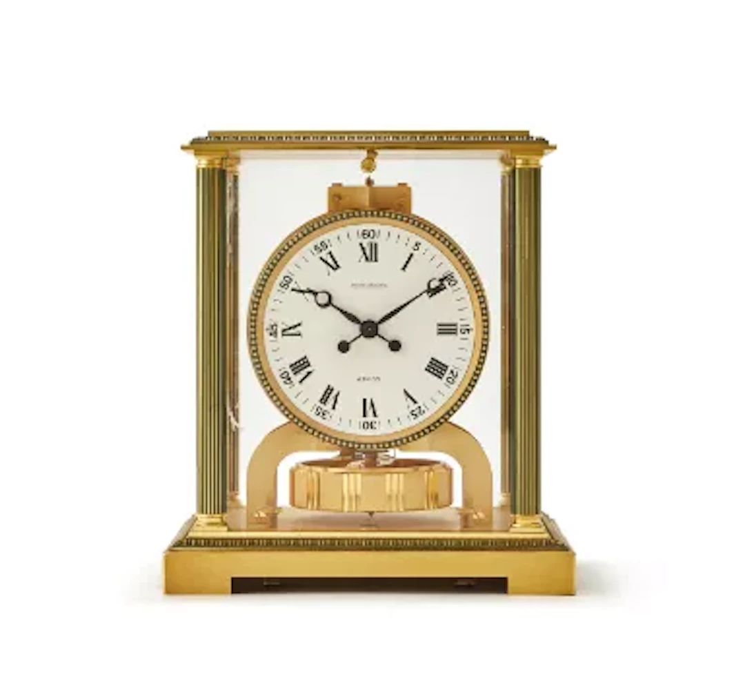 JAEGER LECOULTRE, ATMOS VENDOME, A GILT BRASS CLOCK