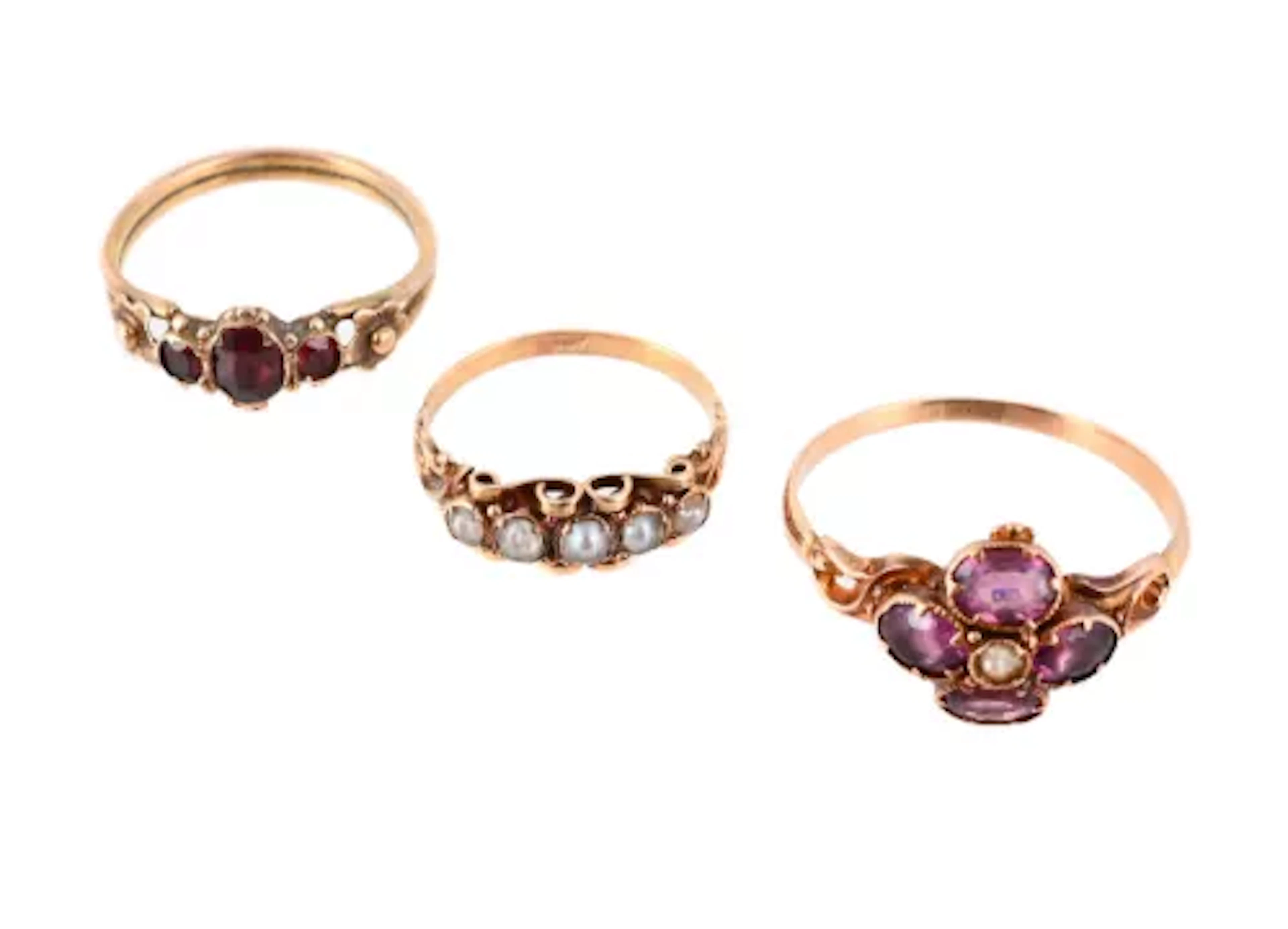 THREE VICTORIAN RINGS