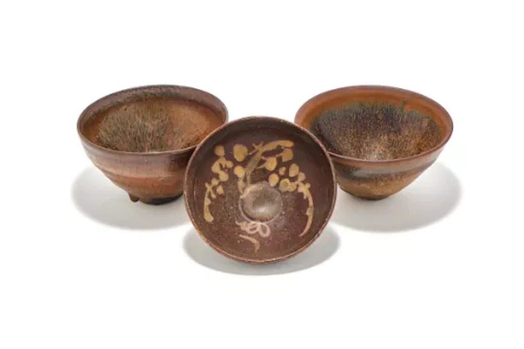 A Chinese Jian ware tea bowl, Song Dynasty (960-1279)