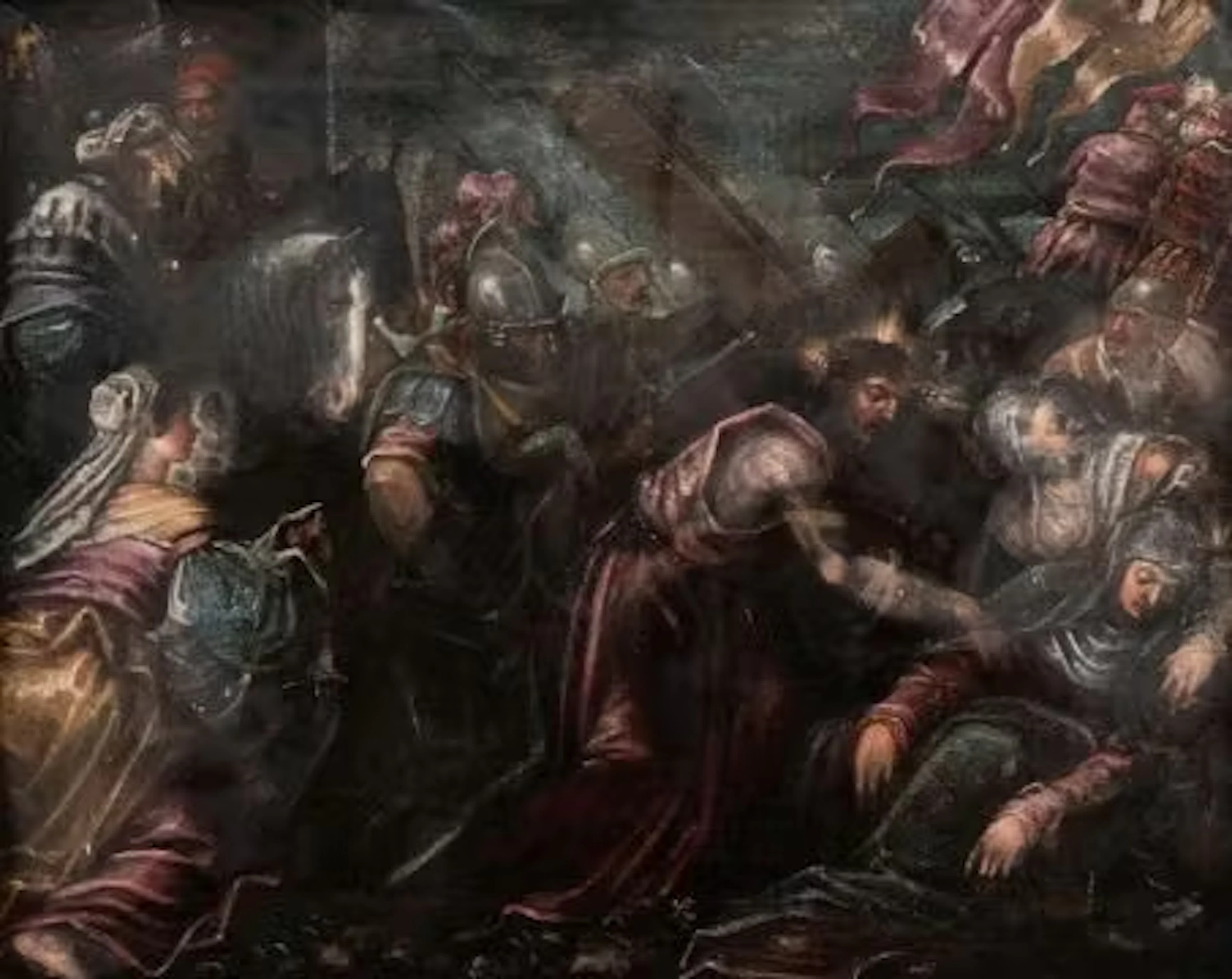 FOLLOWER OF JACOPO ROMBUSTI, IL TINTORETTO, CHRIST ON THE ROAD TO CALVARY